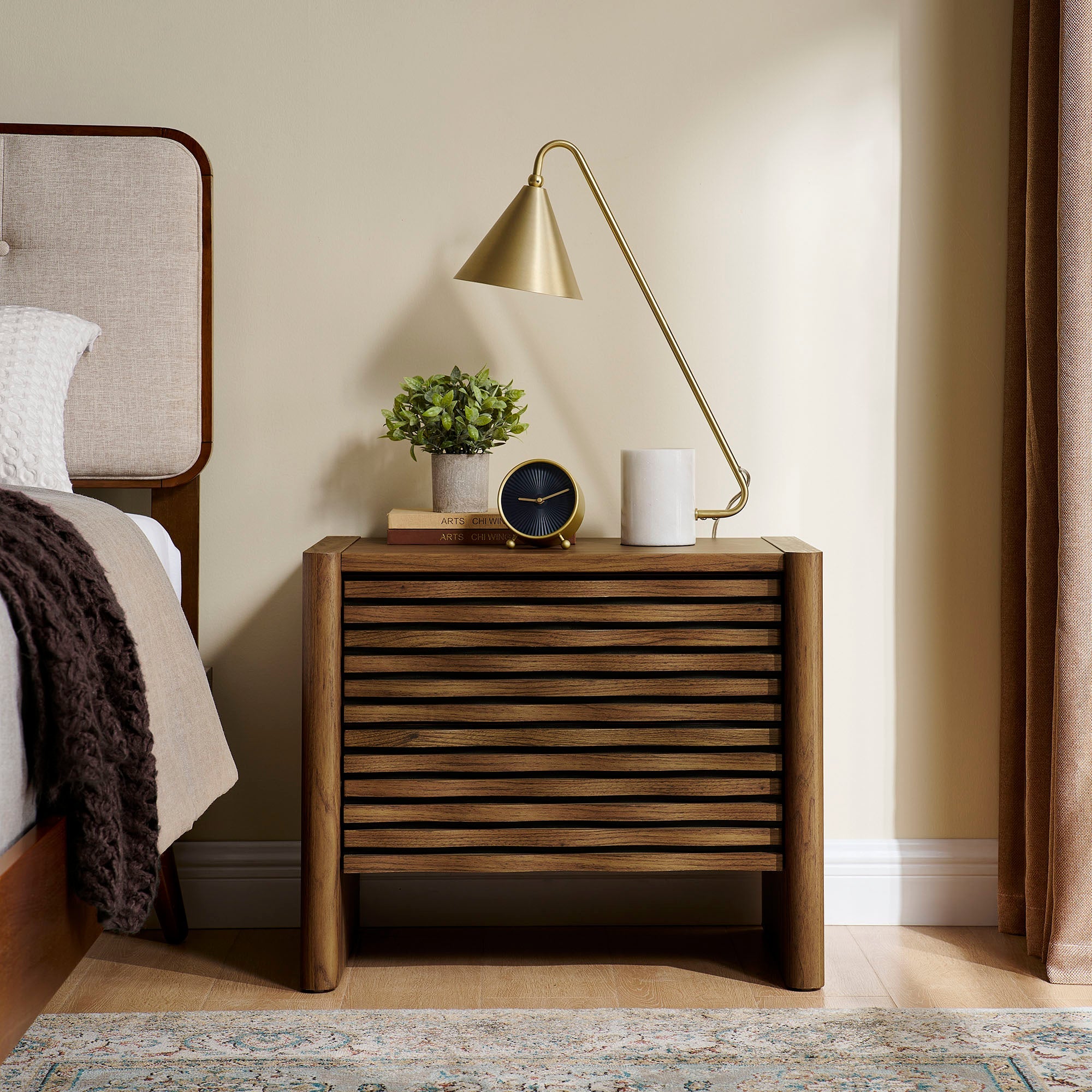 Emric Wave Nightstand - Best Buy Furniture