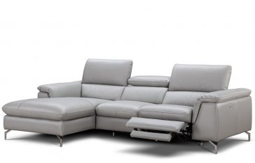 J&M Serena Premium Leather Sectional - Best Buy Furniture