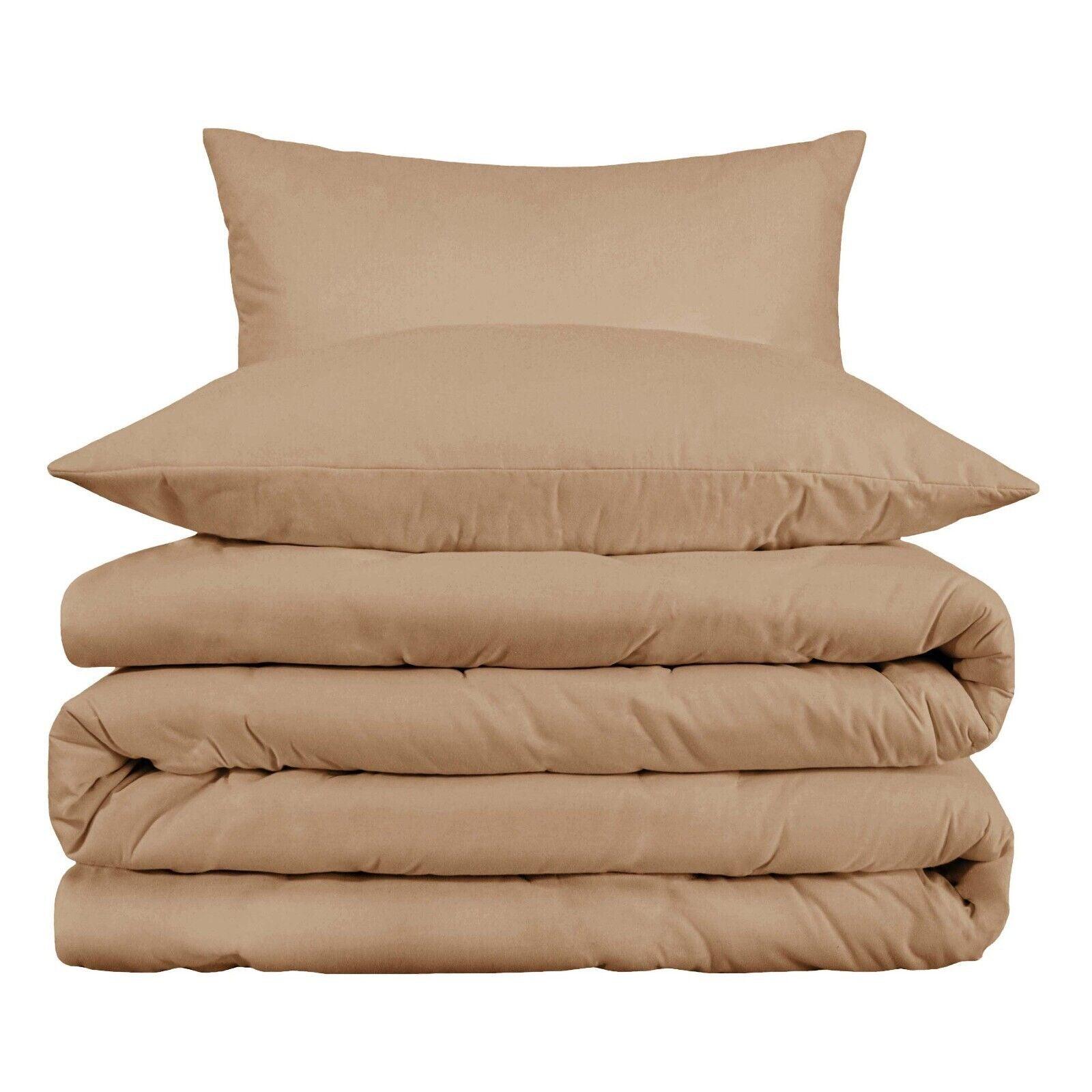 1000 Thread Count Egyptian Cotton Solid Duvet Cover Set