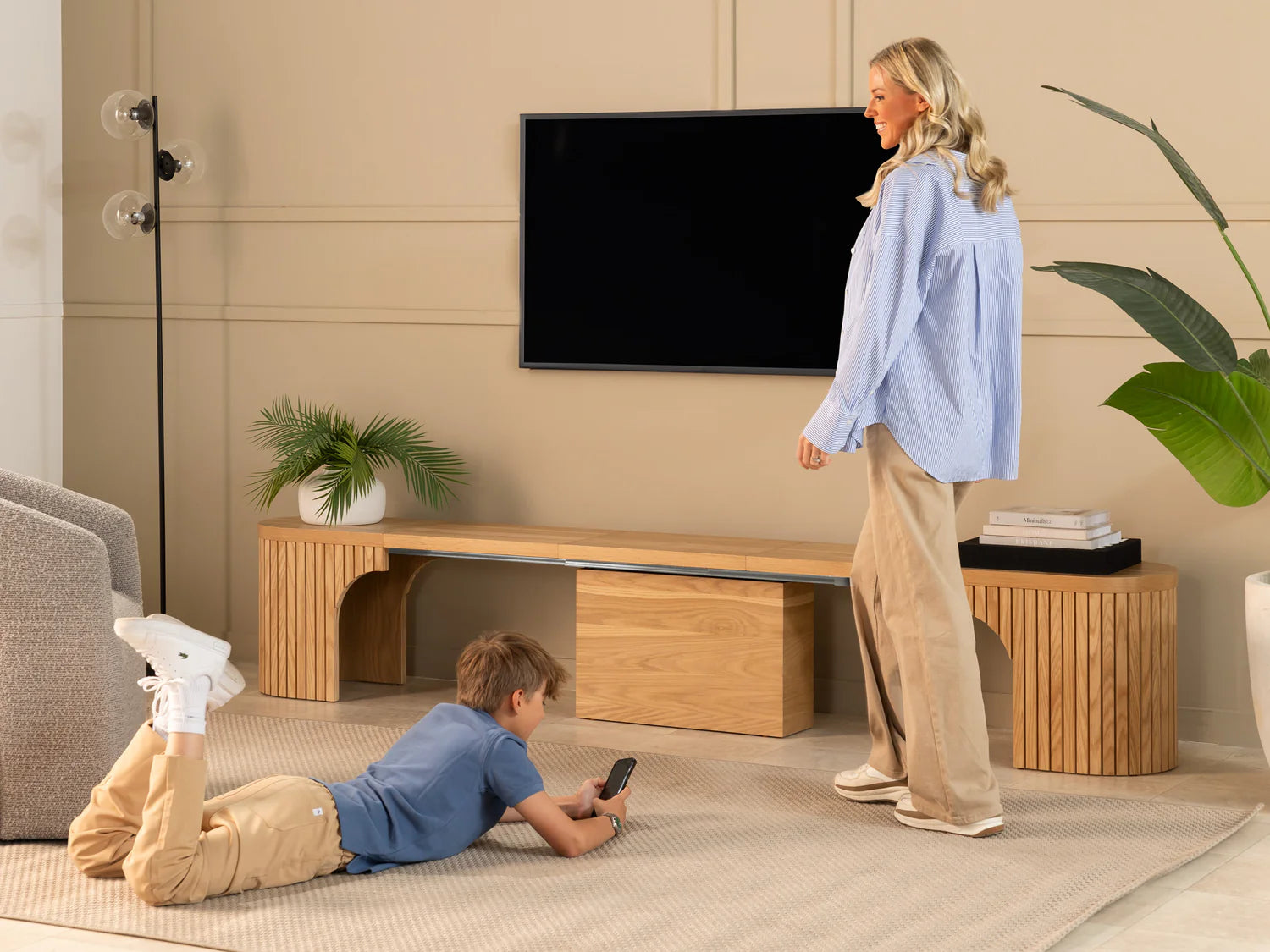 Transformer Round Bench - Best Buy Furniture