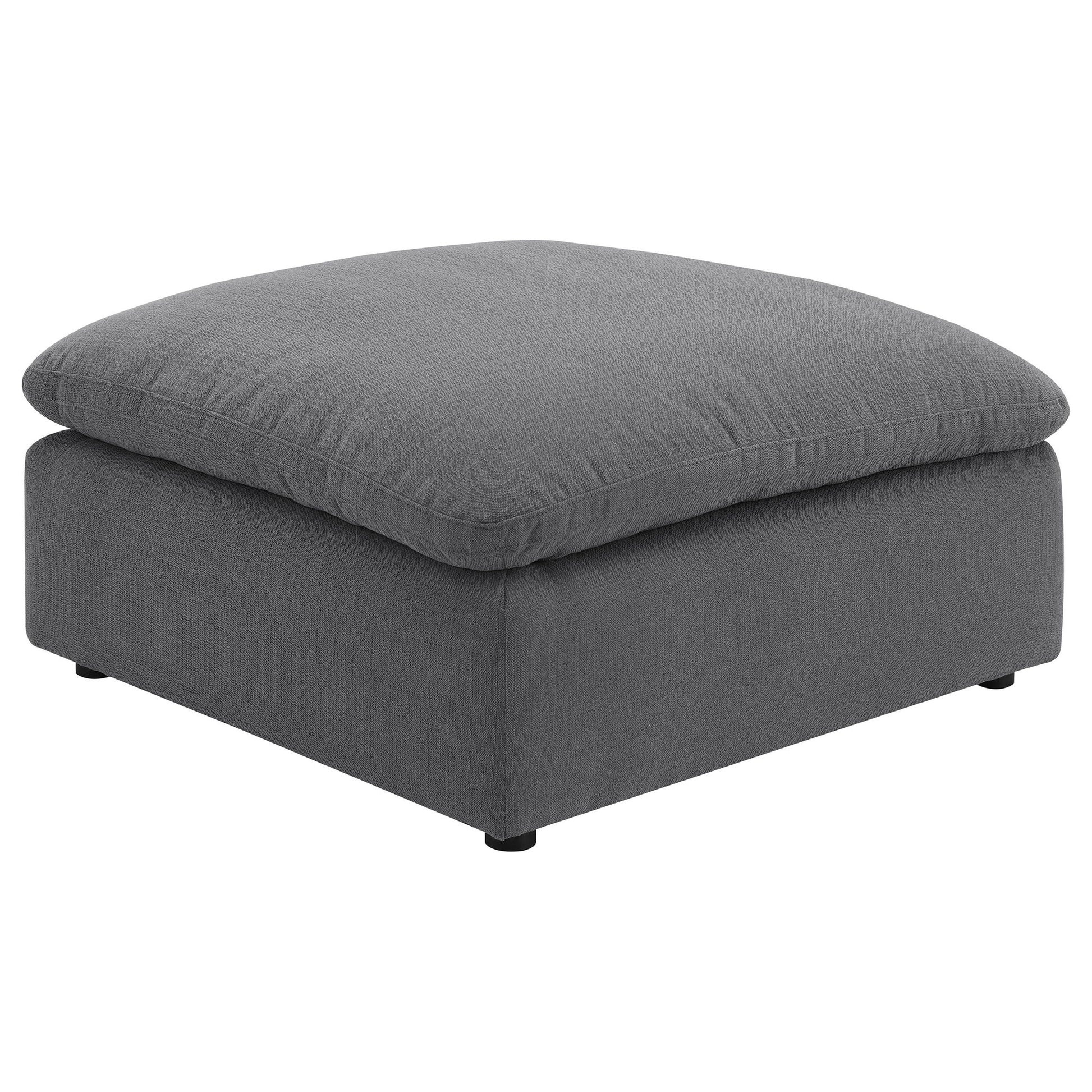 Hobson - Square Upholstered Ottoman - Best Buy Furniture