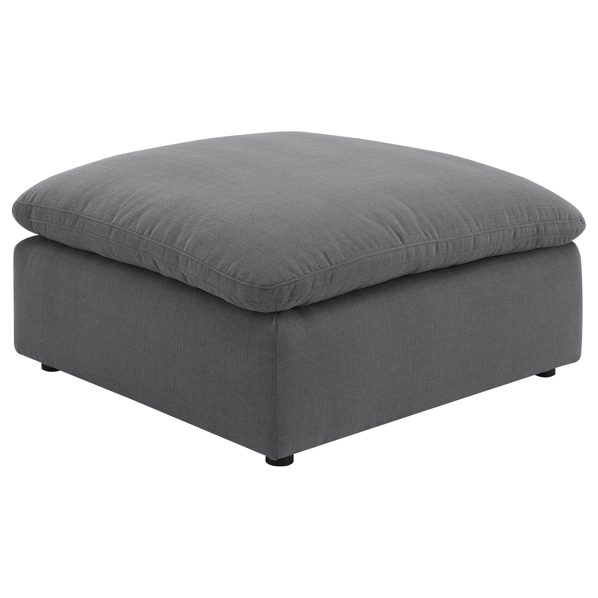 Hobson - Square Upholstered Ottoman - Best Buy Furniture