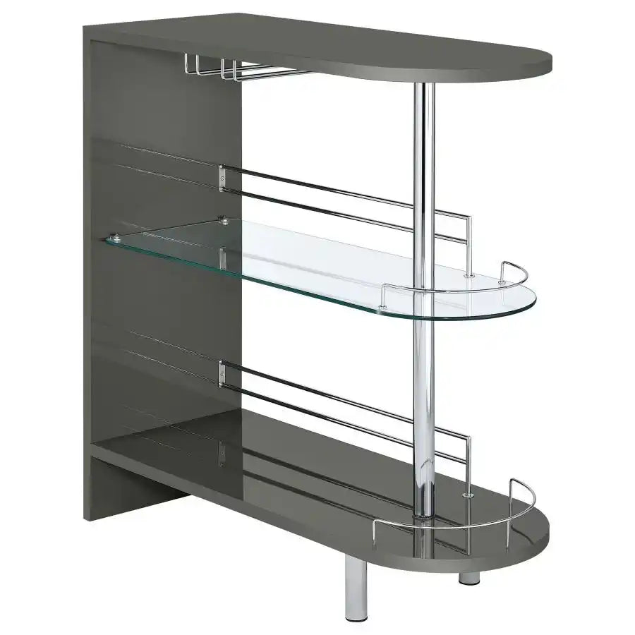 Adolfo - Rectangular 2-Tier Home Bar Table - Best Buy Furniture