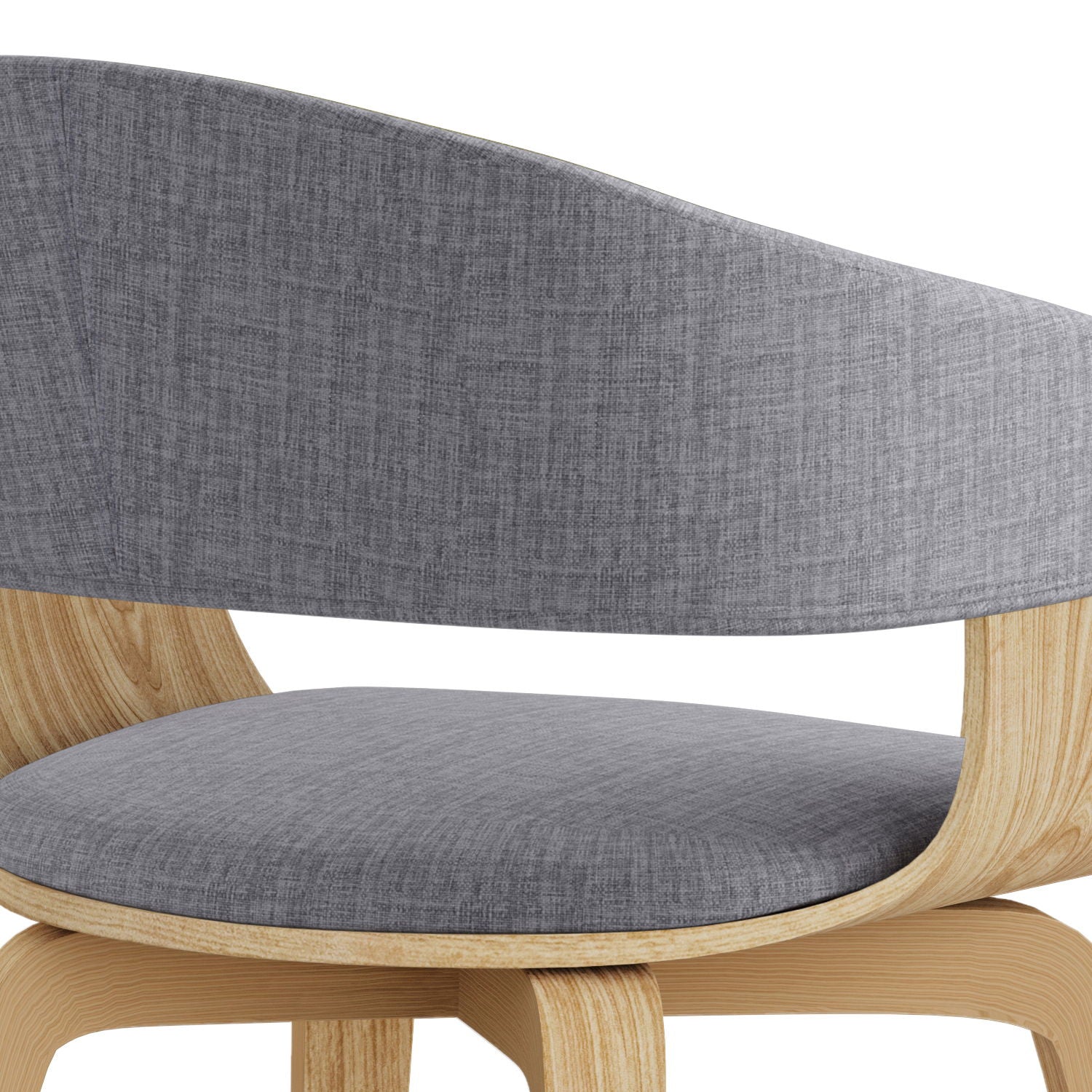 Lowell - Mid-Century Modern Bentwood Dining Chair - Best Buy Furniture