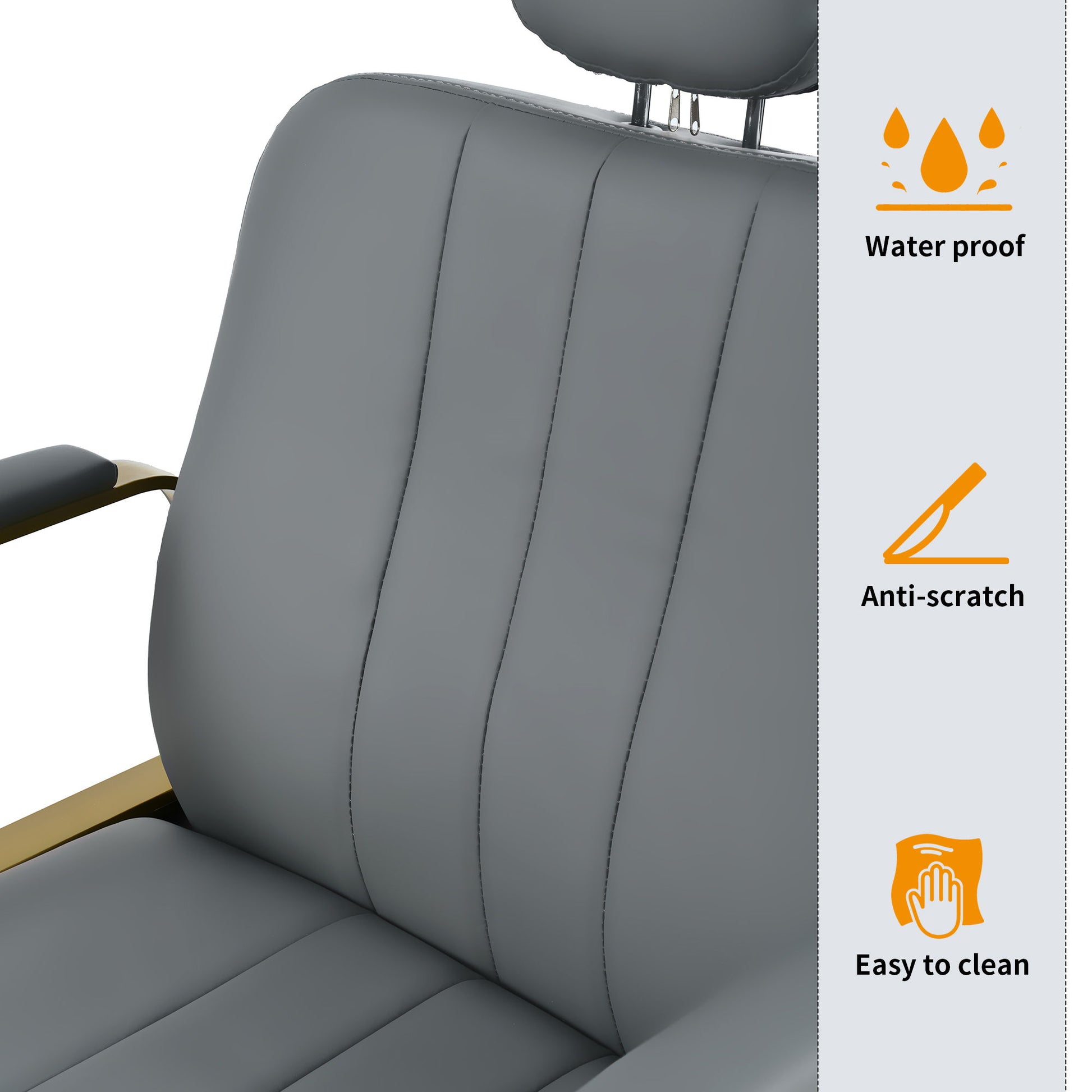 Premium Reclining Barber Chair Salon Chair For Hair Stylist With Heavy Duty Hydraulic Pump, 360° Rotation, Tattoo Chair Shampoo Beauty Salon Equipment, Max Load Weight 400 Lbs - Best Buy Furniture