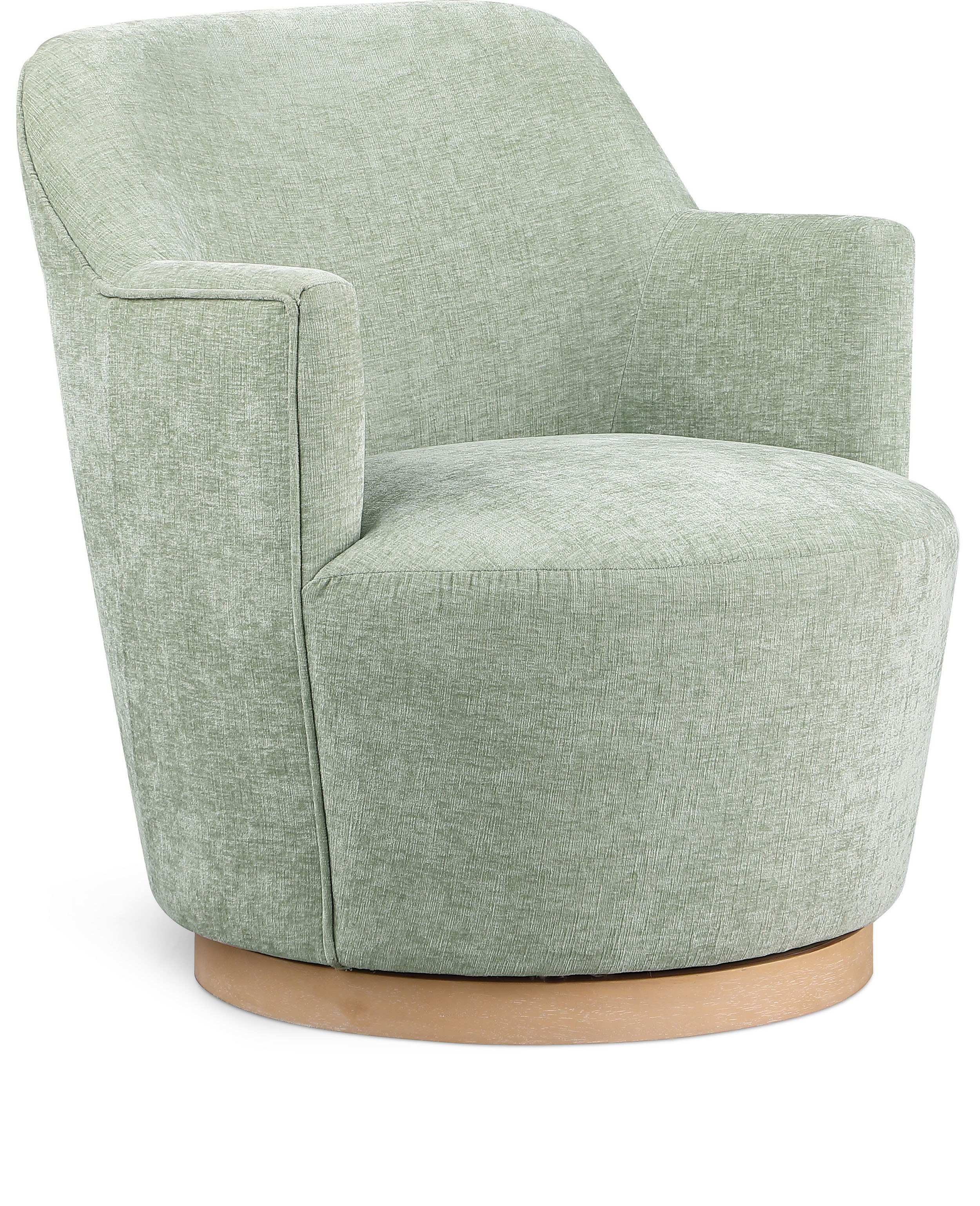 Clarita - Chenille Swivel Accent Chair - Best Buy Furniture