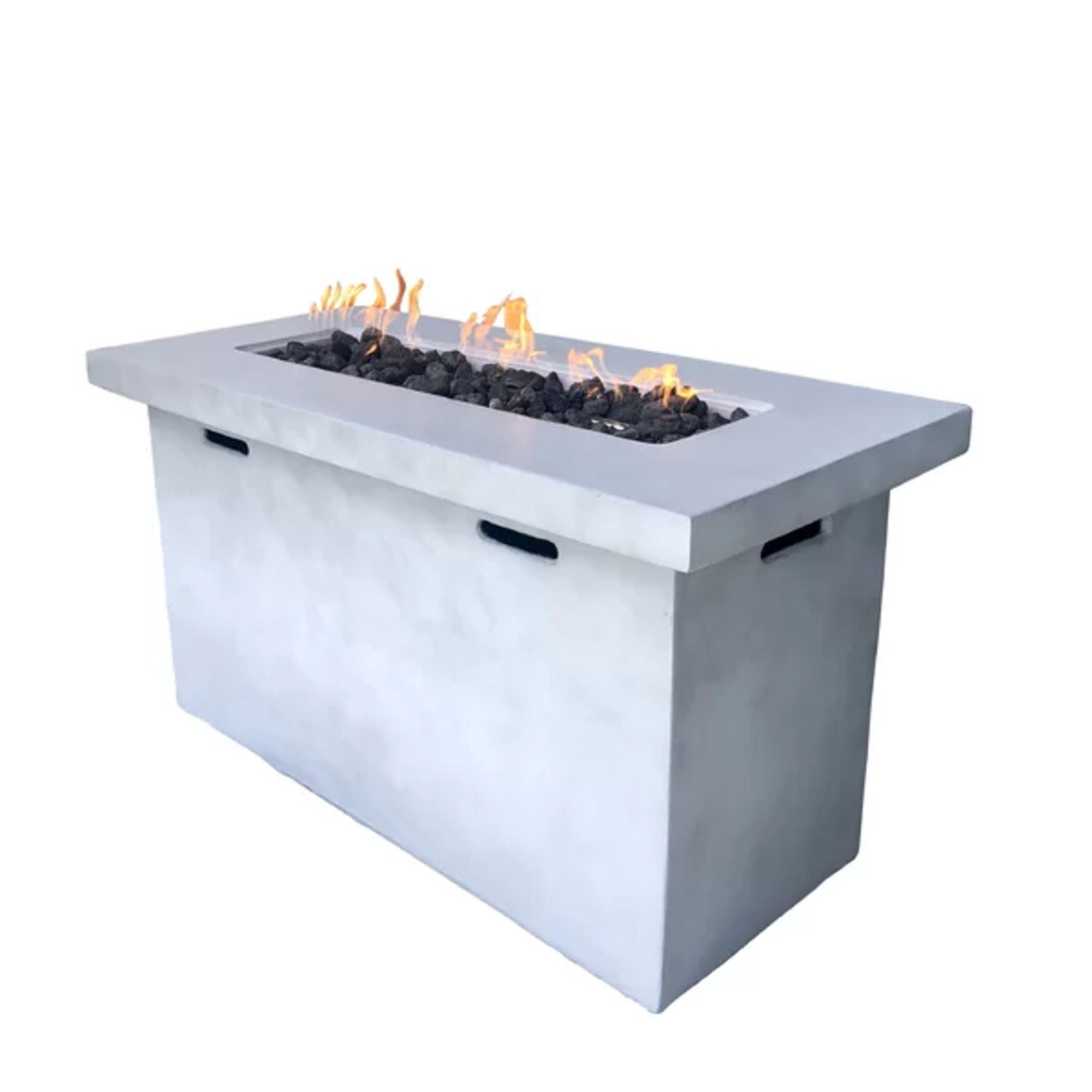 Reinforced - Propane Outdoor Fire Pit Table - Best Buy Furniture