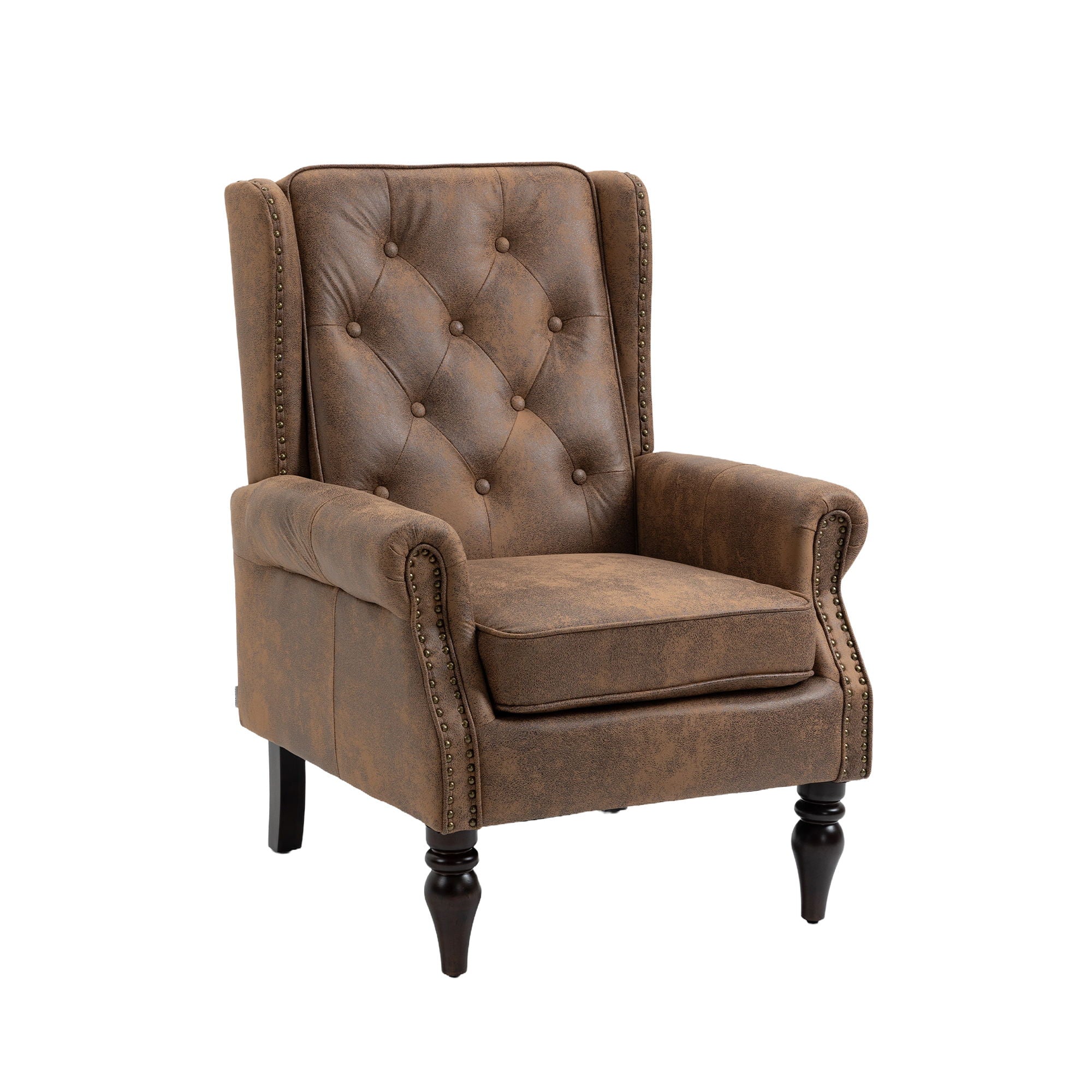 Modern Accent Armchair With Sturdy Wood Legs - Best Buy Furniture