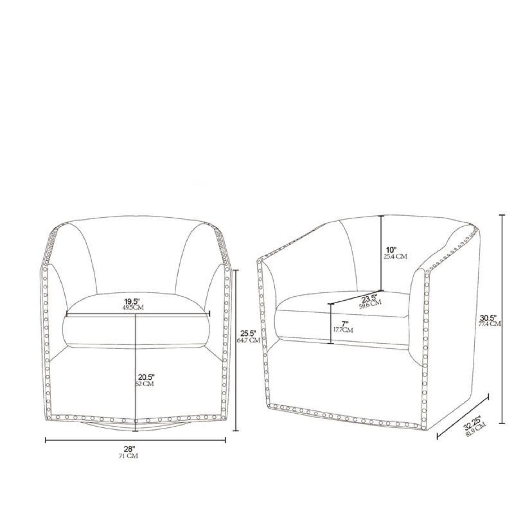 Luxurious Chair With 360 Degree Rotation - Best Buy Furniture