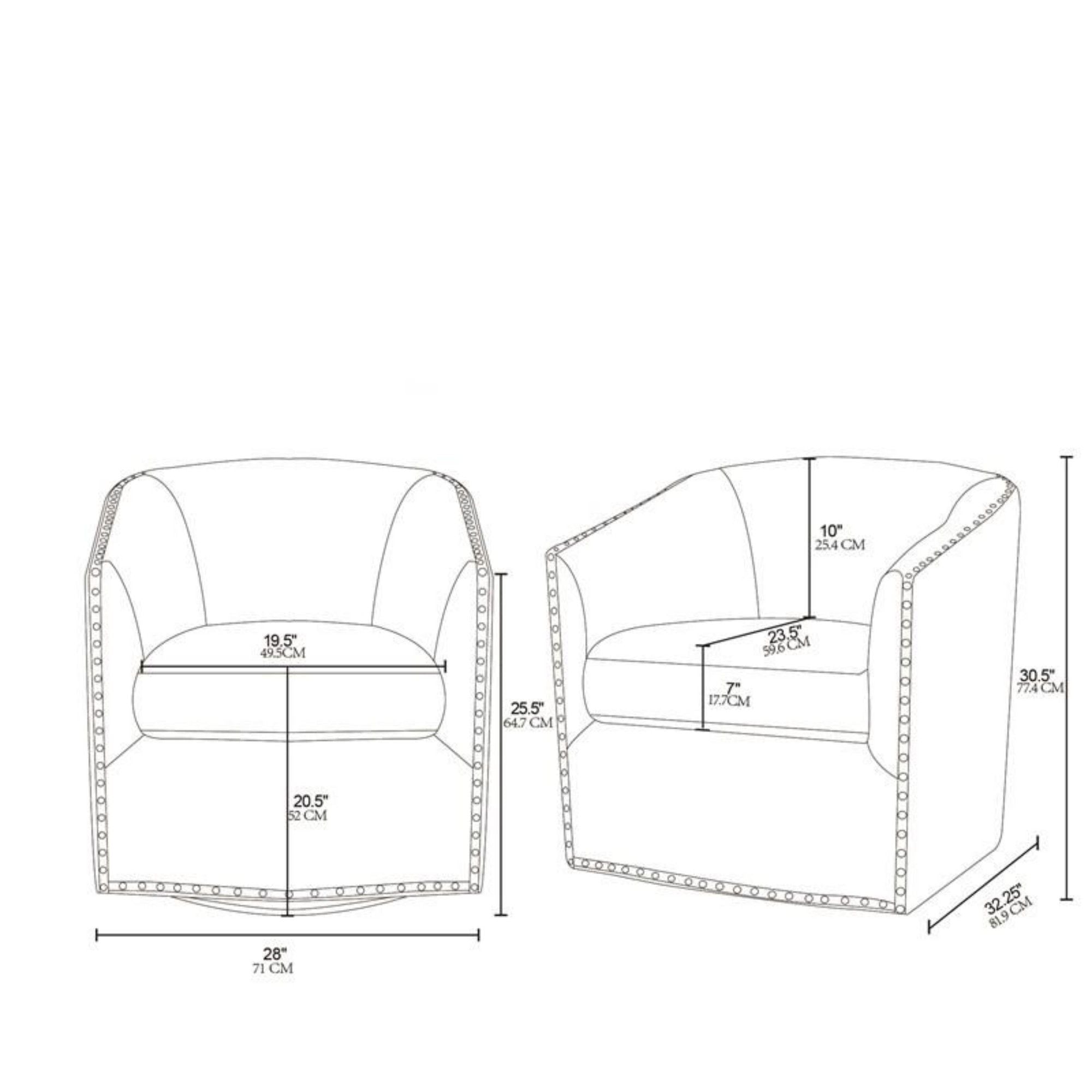 Luxurious Chair With 360 Degree Rotation - Best Buy Furniture