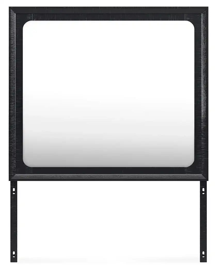 Londer - Bedroom Mirror - Black - Best Buy Furniture
