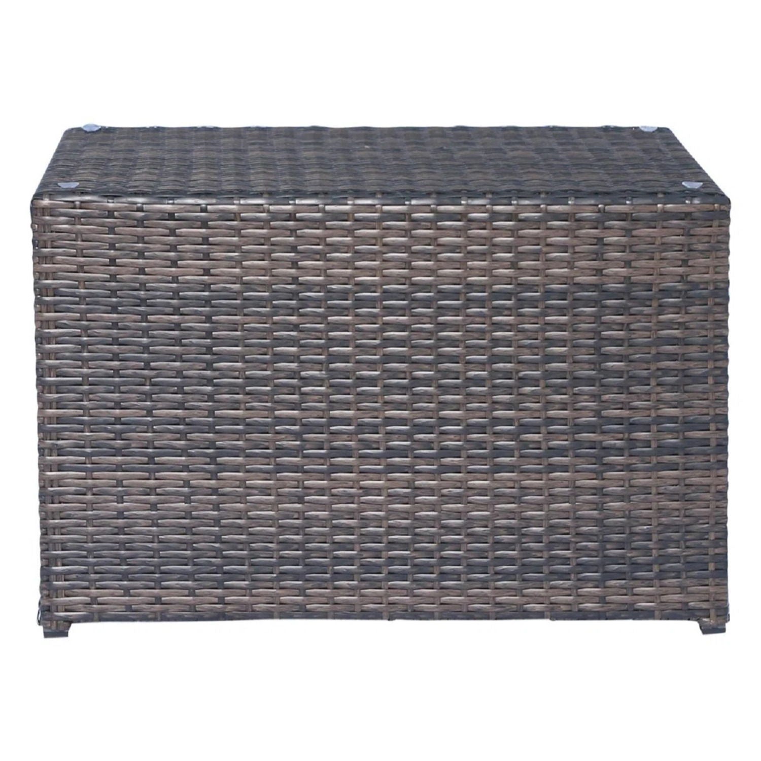 Modular 4 Person Outdoor Seating Group With Cushions - Espresso - Best Buy Furniture