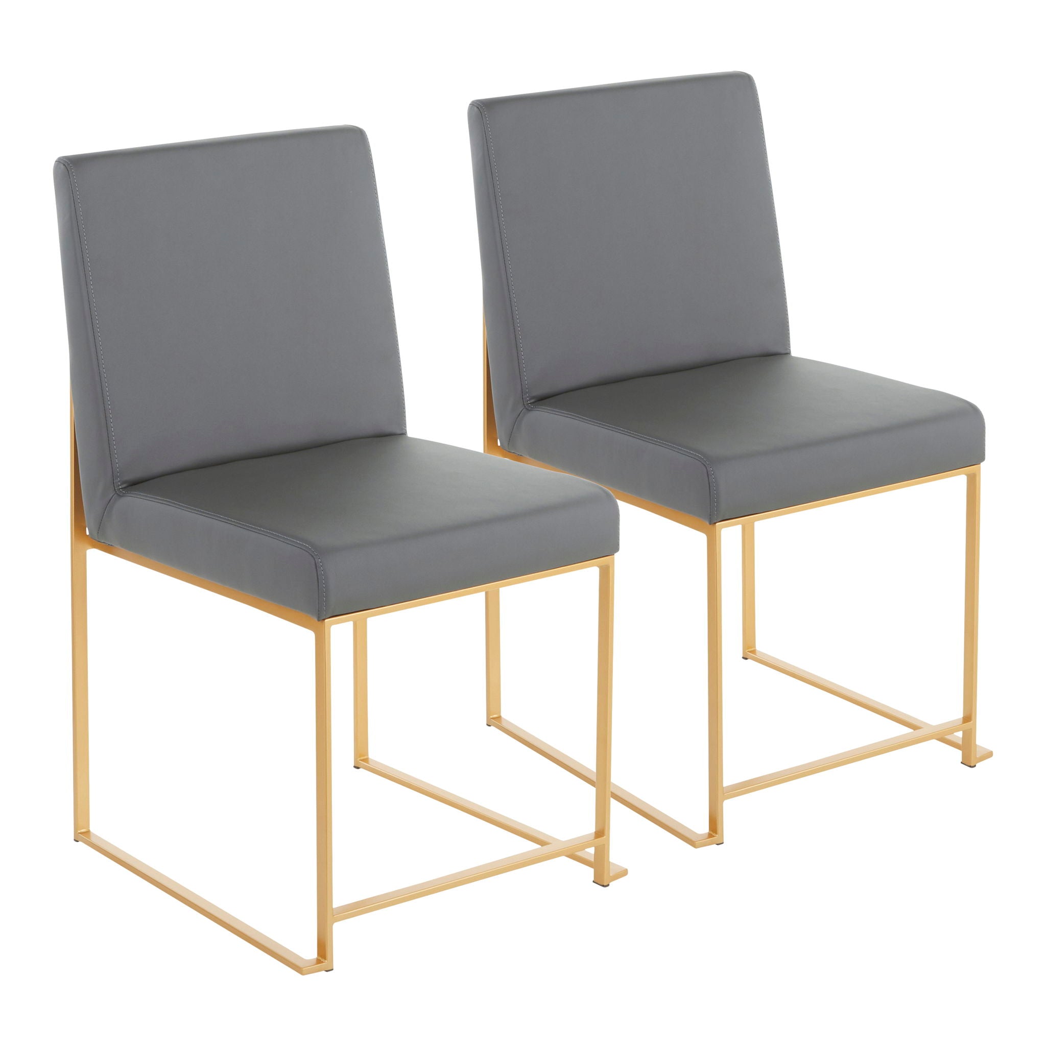 Fuji - Contemporary Stylish Frame, High Back Dining Chair (Set of 2) - Best Buy Furniture