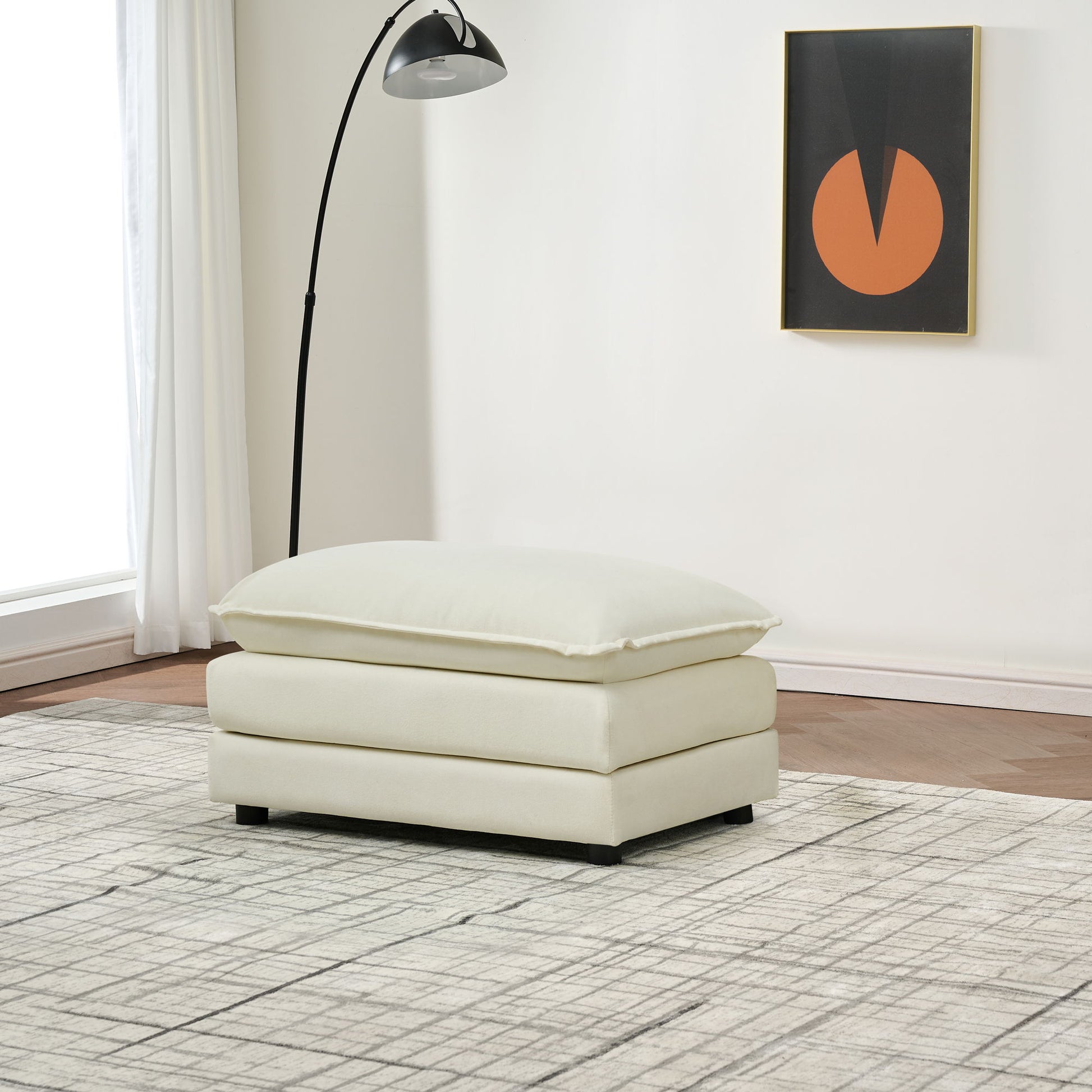 Modular Ottoman Style Deep Seat Sofa With Cushions - Best Buy Furniture