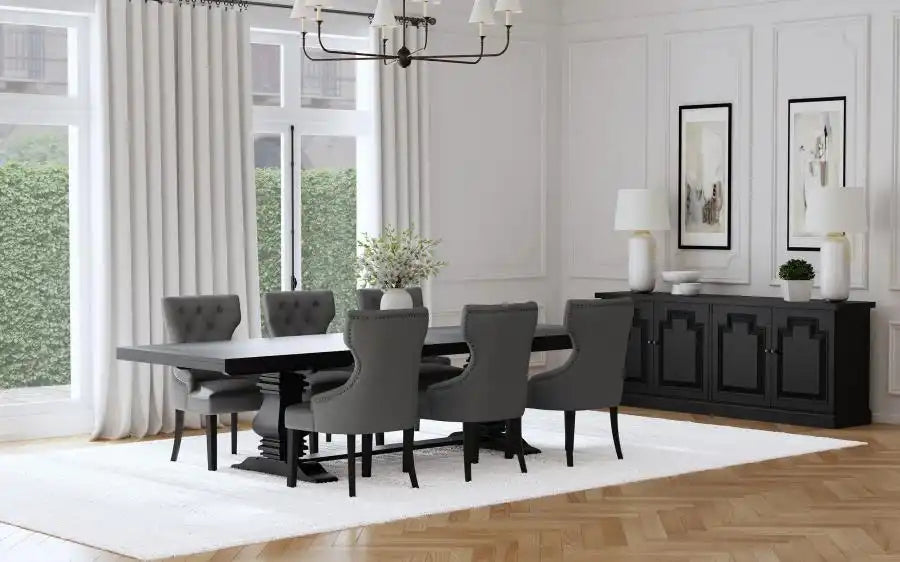 Florence - 126" Extension Dining Table Set - Best Buy Furniture