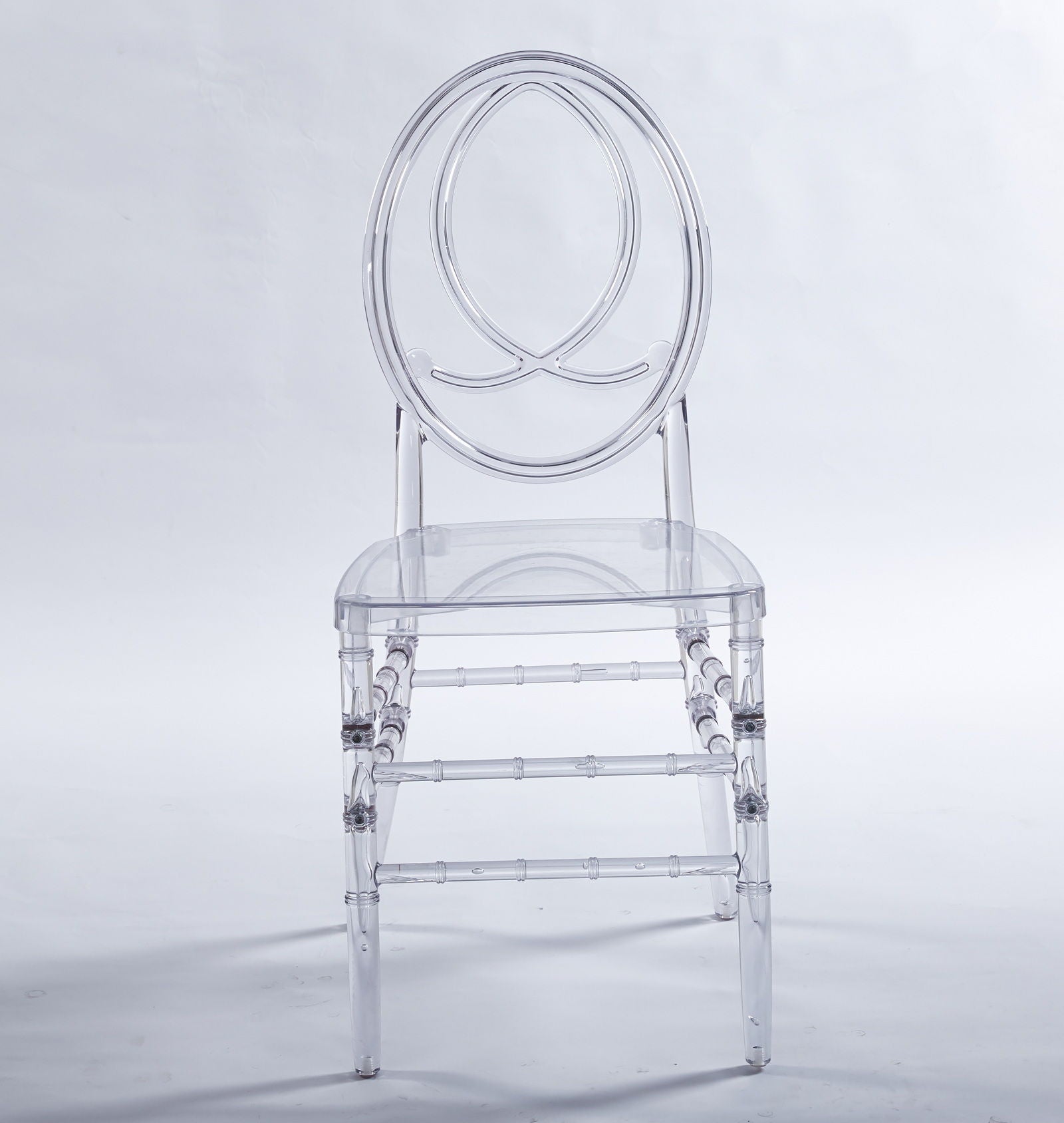 Dining Chair, Plastic Seat, Welding Chair (Set of 4) - Transparent - Best Buy Furniture