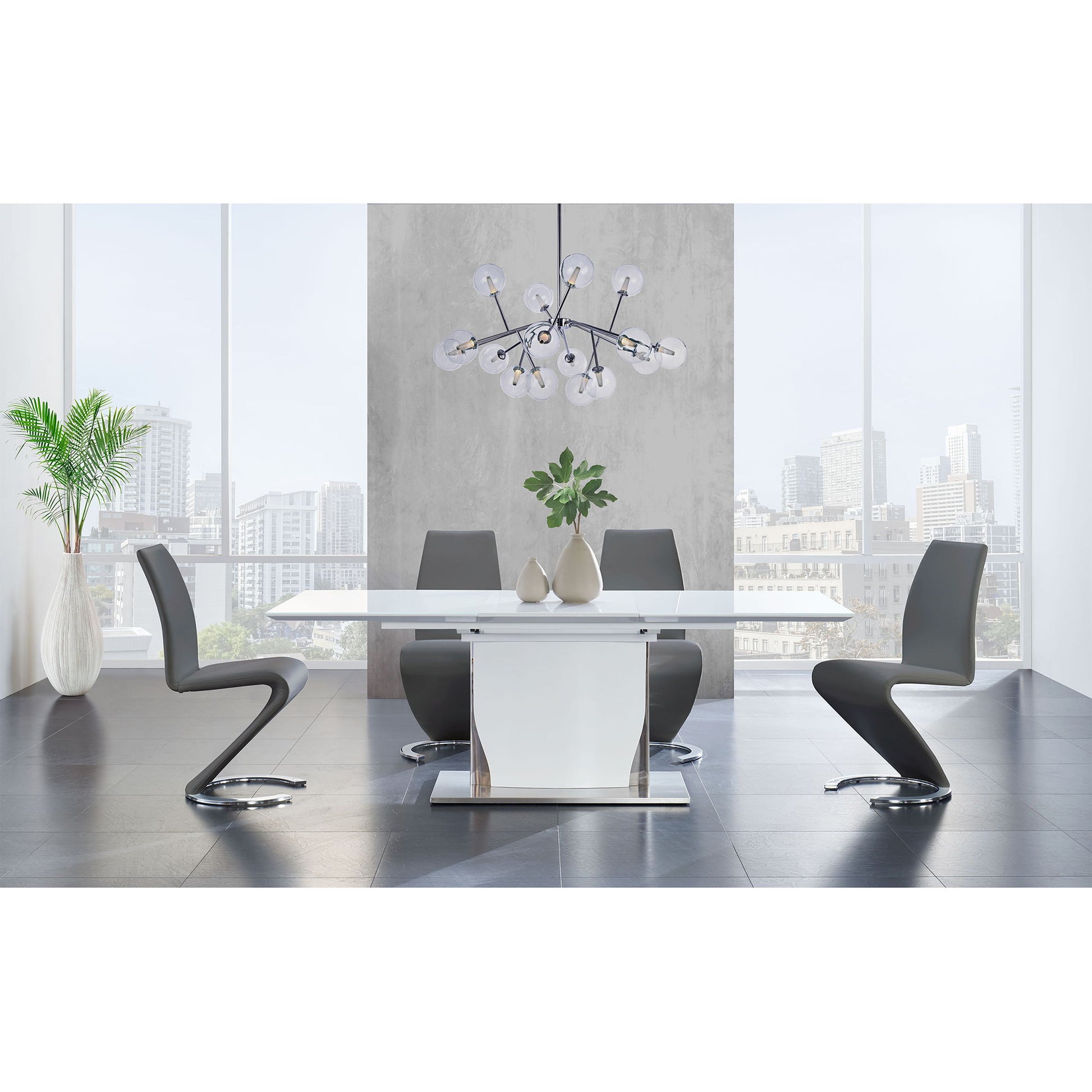 Audi - Dining Table - White - Best Buy Furniture