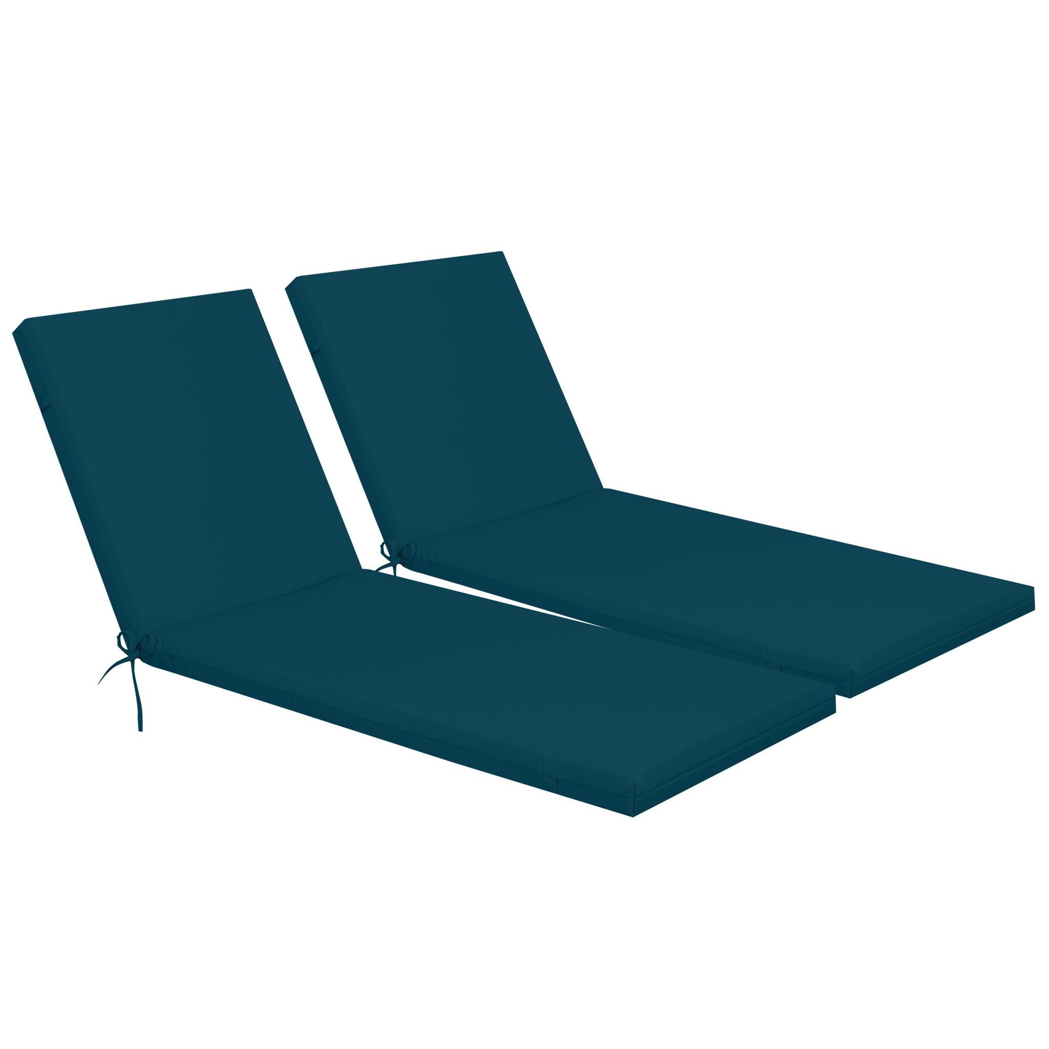 2 Piece Outdoor Chaise Lounge Cushion Set, Replacement Cushions For Patio Furniture - Best Buy Furniture