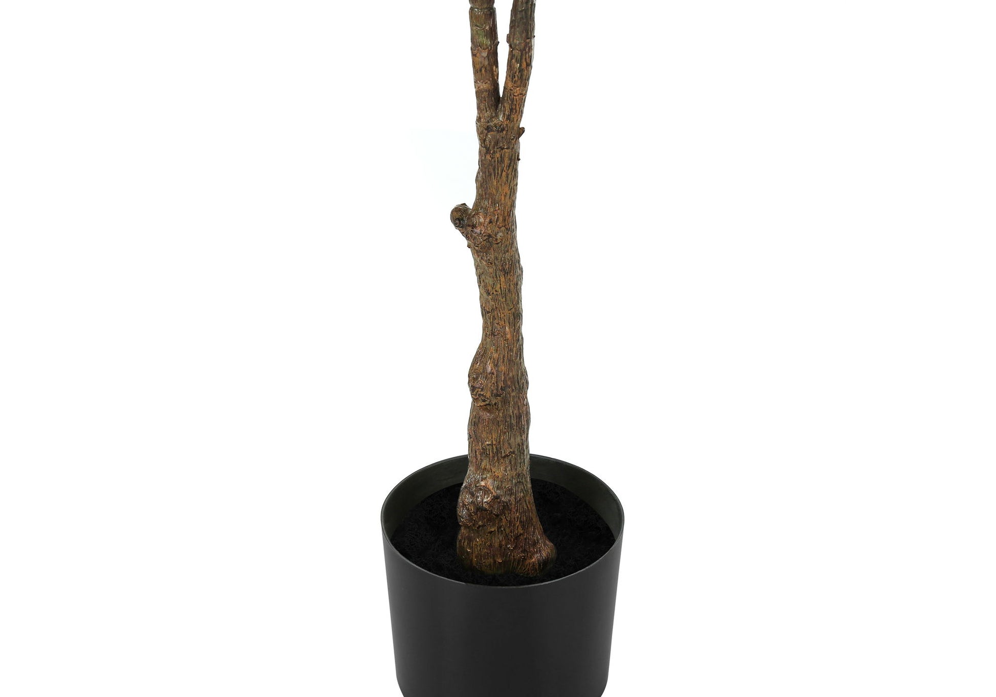 52" Tall, Artificial Plant, Rubber Tree, Indoor, Faux, Fake, Floor, Greenery, Potted, Real Touch, Decorative - Green / Black - Best Buy Furniture