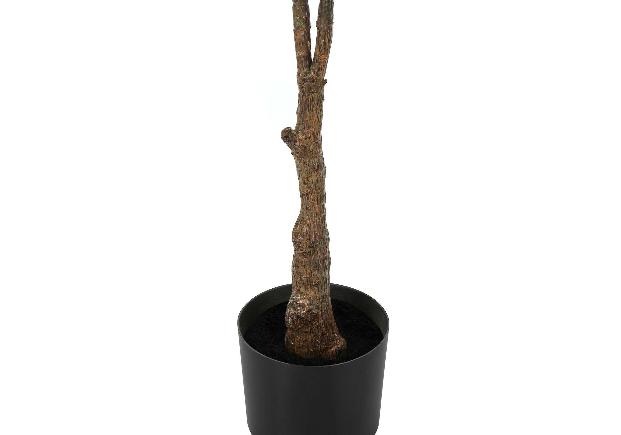 52" Tall, Artificial Plant, Rubber Tree, Indoor, Faux, Fake, Floor, Greenery, Potted, Real Touch, Decorative - Green / Black - Best Buy Furniture
