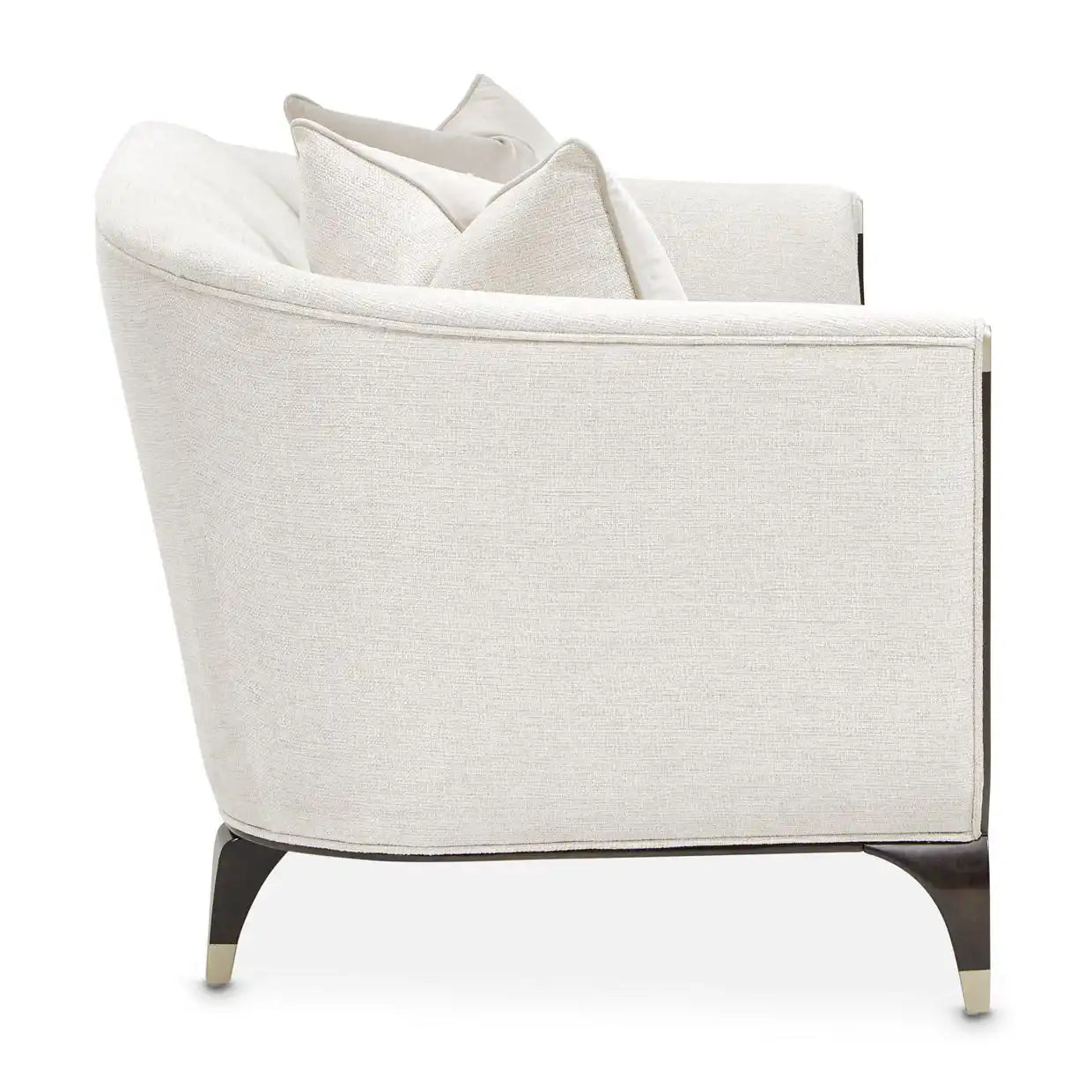 Paris Chic - Loveseat - Cremini / Espresso - Best Buy Furniture