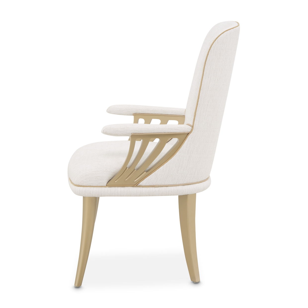 La Terrazza - Dining Arm Chair (Set of 2) - Creamy Pearl - Best Buy Furniture