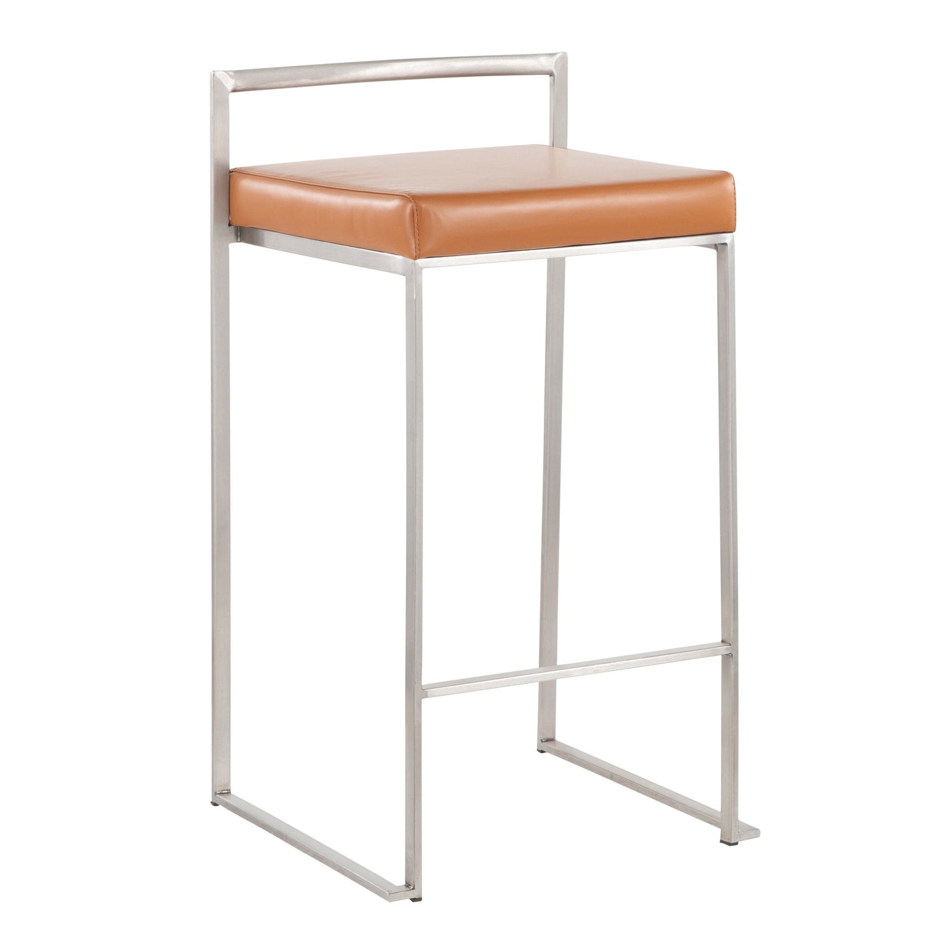 Fuji - Contemporary Elegant Stackable Counter Stool Set - Best Buy Furniture