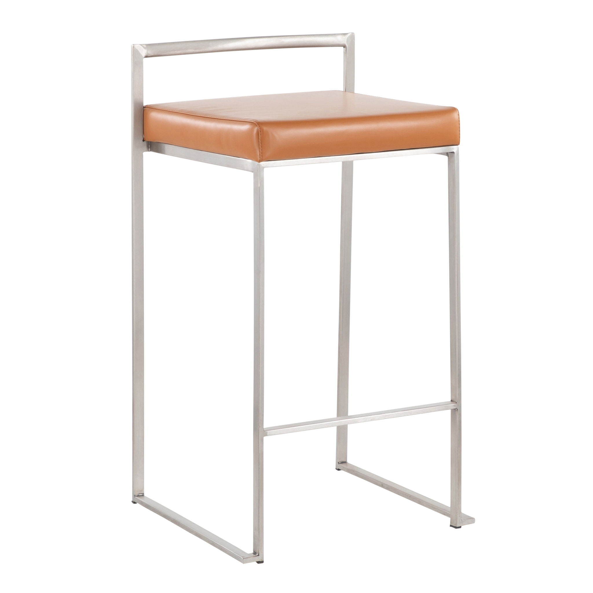 Fuji - Contemporary Elegant Stackable Counter Stool Set - Best Buy Furniture