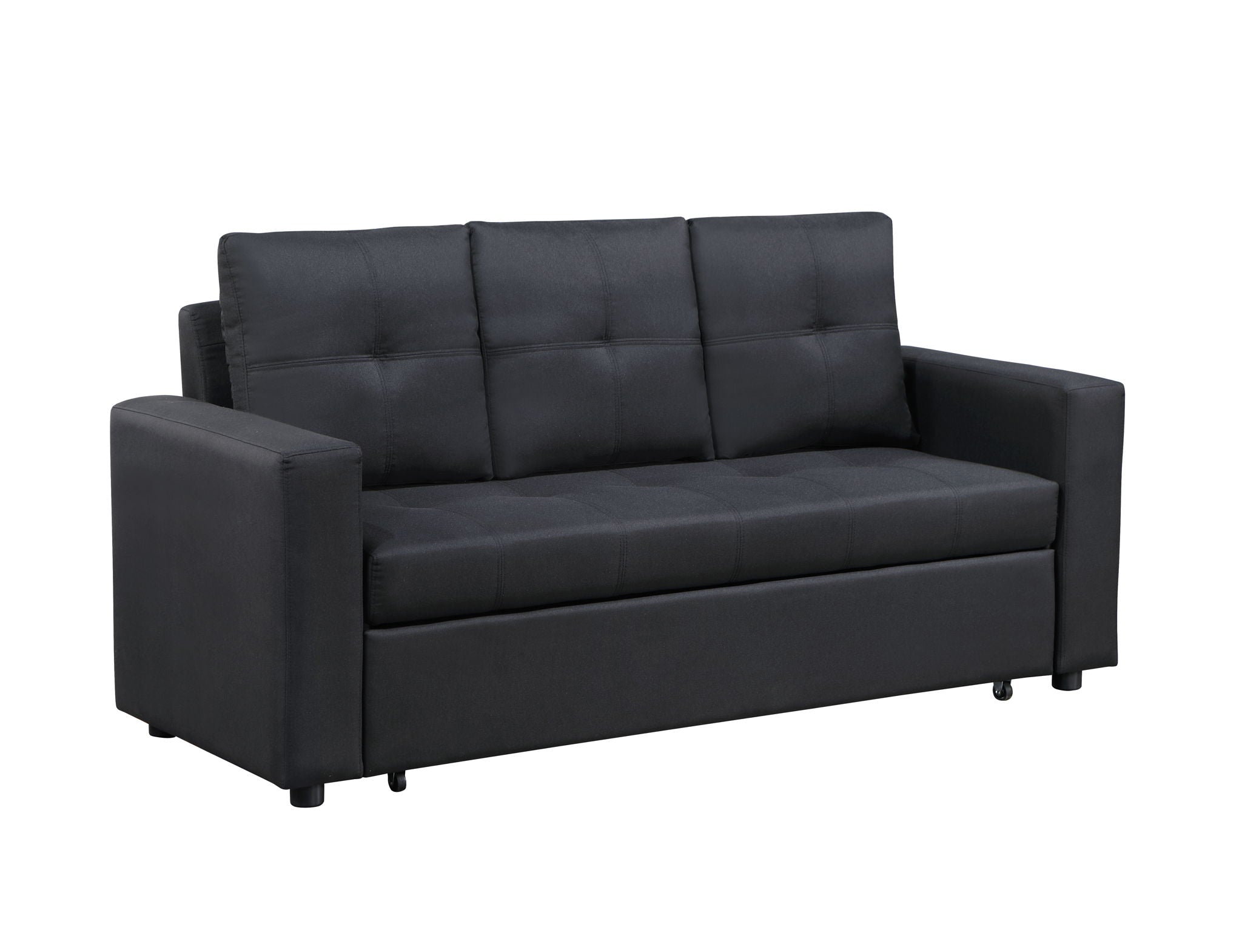 Aiden - Linen Fabric Sleeper Sofa With Tufting - Best Buy Furniture