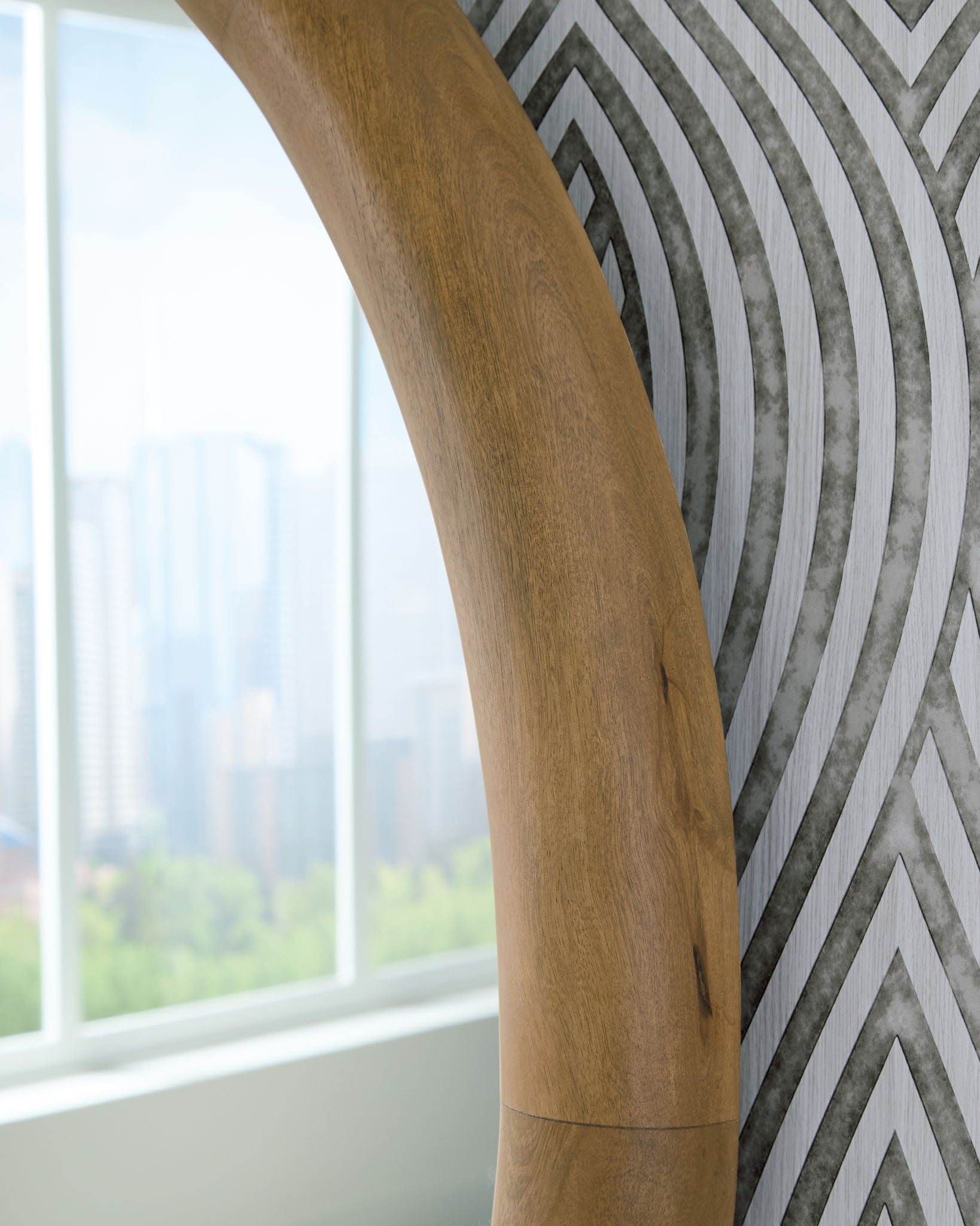 Yadiel - Accent Mirror - Brown - Best Buy Furniture