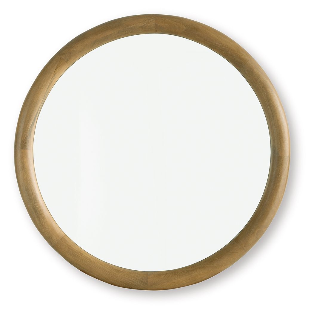 Yadiel - Accent Mirror - Brown - Best Buy Furniture