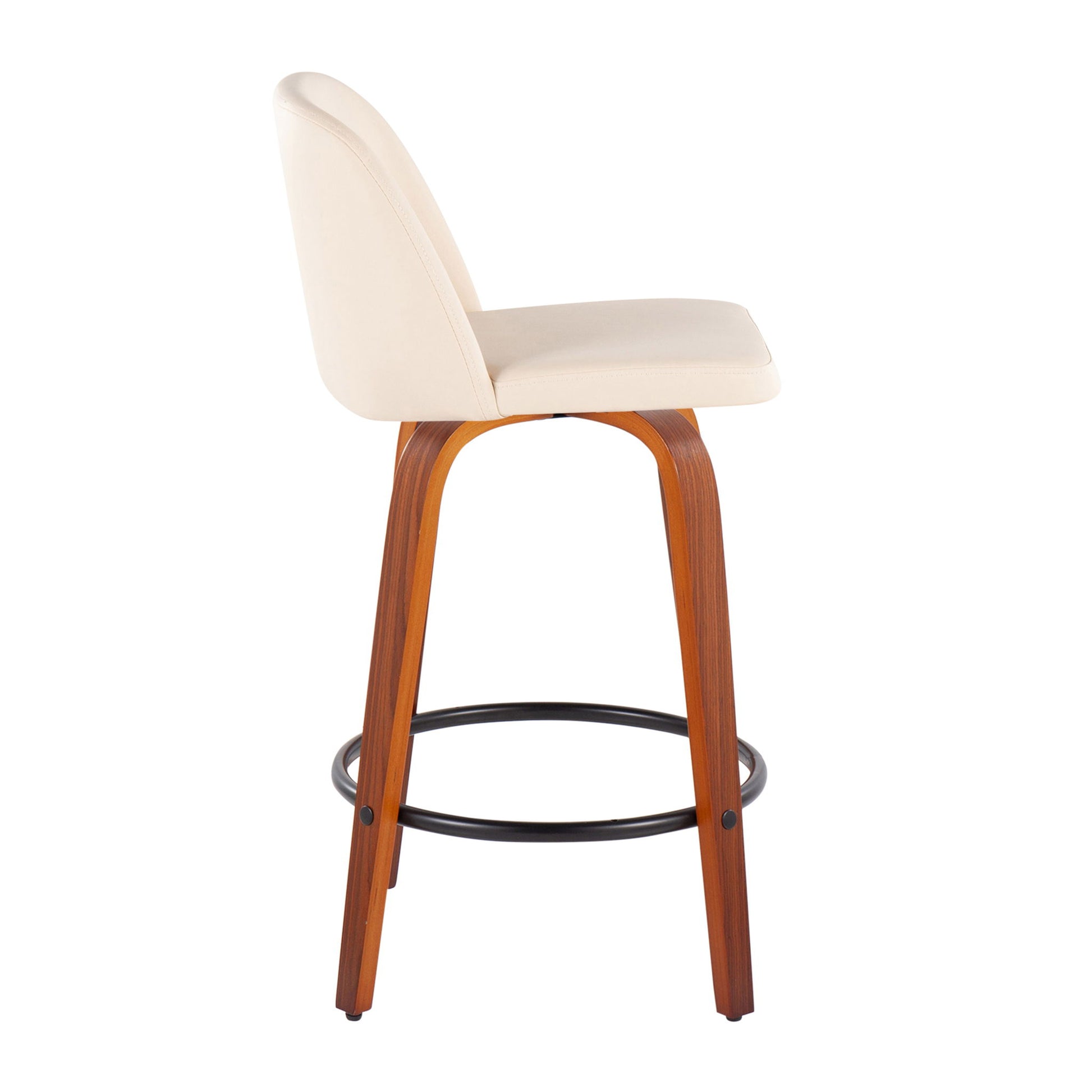 Toriano - Mid Century Modern, Counter Stool (Set of 2) - Best Buy Furniture