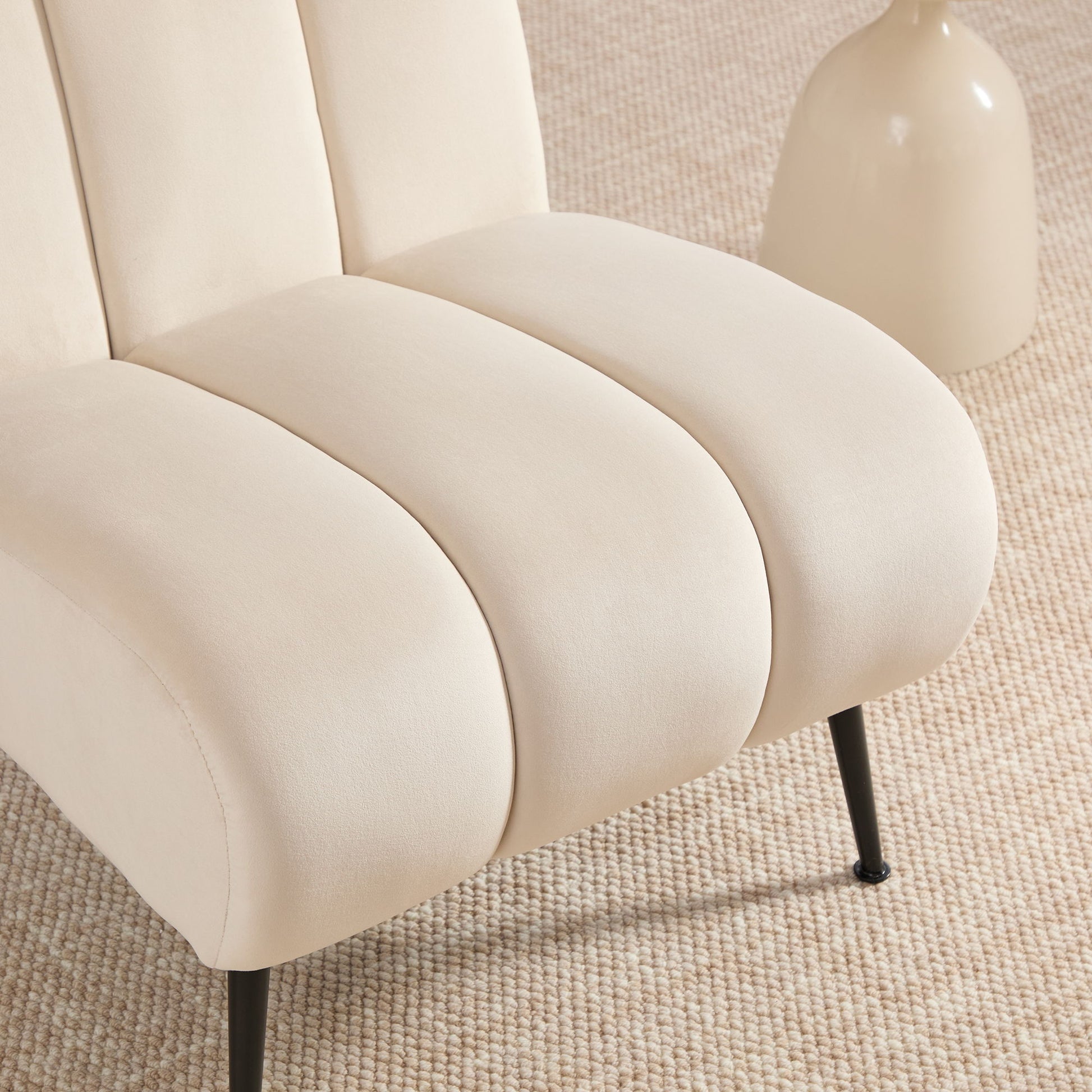 Upholstered Armless Chair For Living Room - Best Buy Furniture