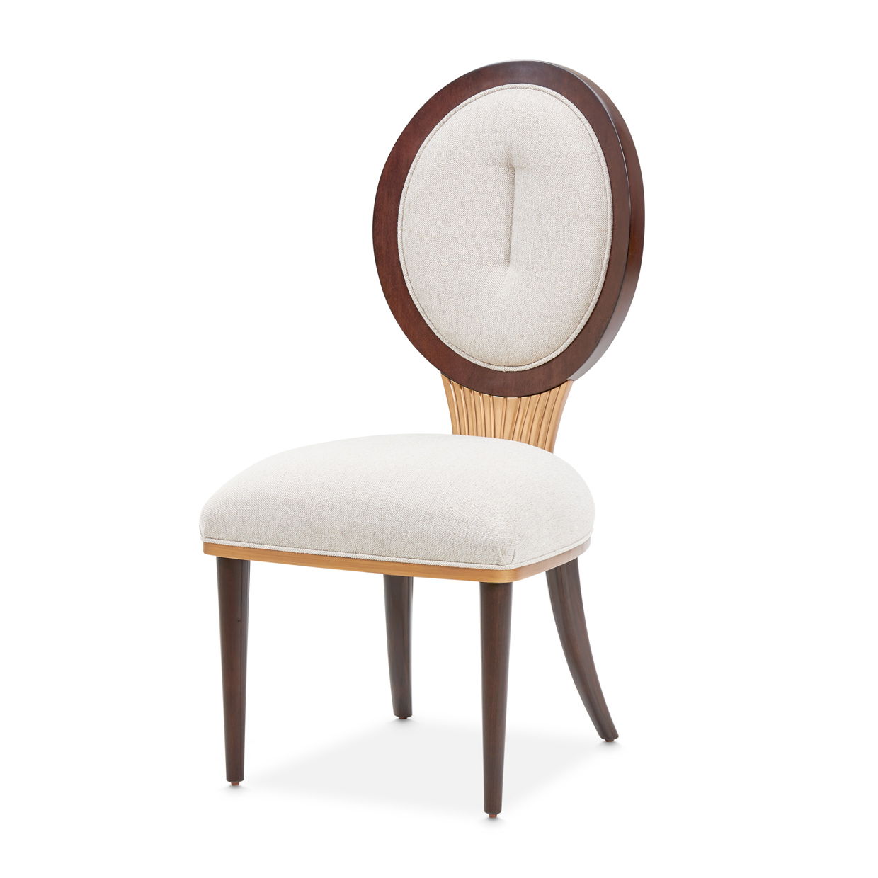 Camellia Field - Dining Side Chair (Set of 2) - Linen / Warm Pecan - Best Buy Furniture