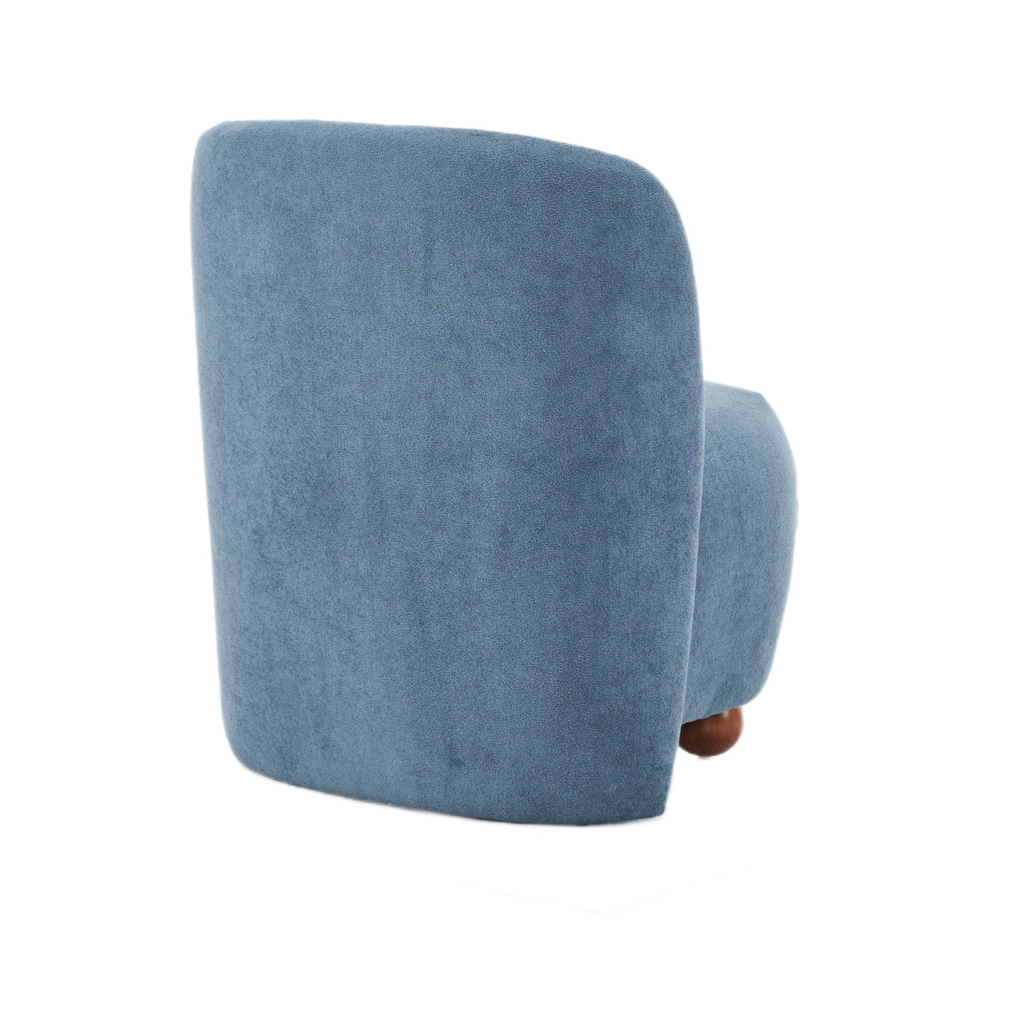 Modern Low Back Accent Upholstered Armless Living Room Chairs, Round Feet - Best Buy Furniture