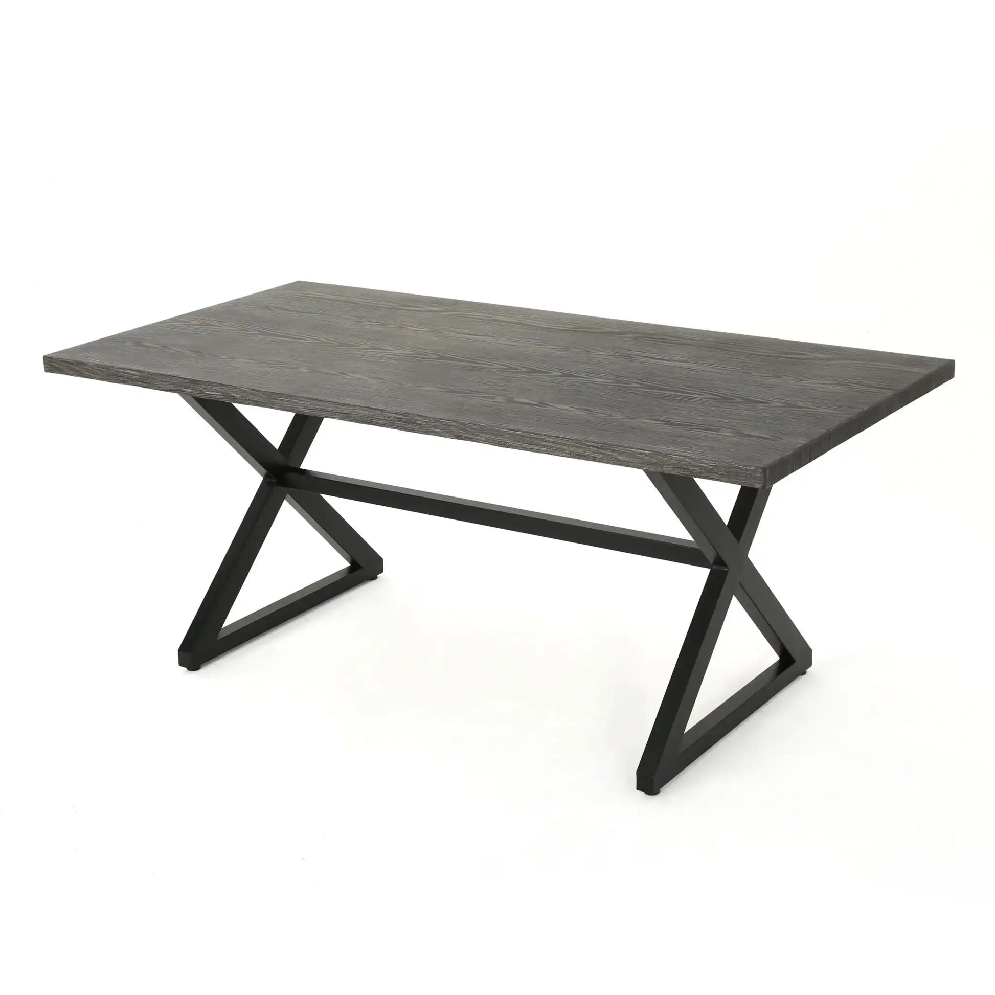 Rolando - Outdoor Aluminum Dining Table With Steel Frame - Best Buy Furniture