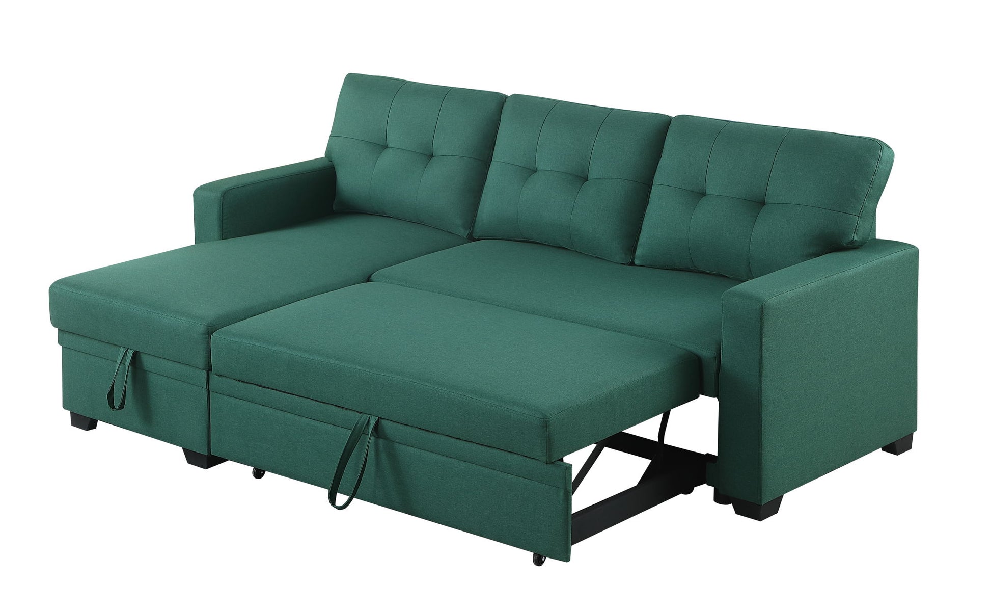 Upholstered Pull Out Sectional Sofa With Chaise - Best Buy Furniture