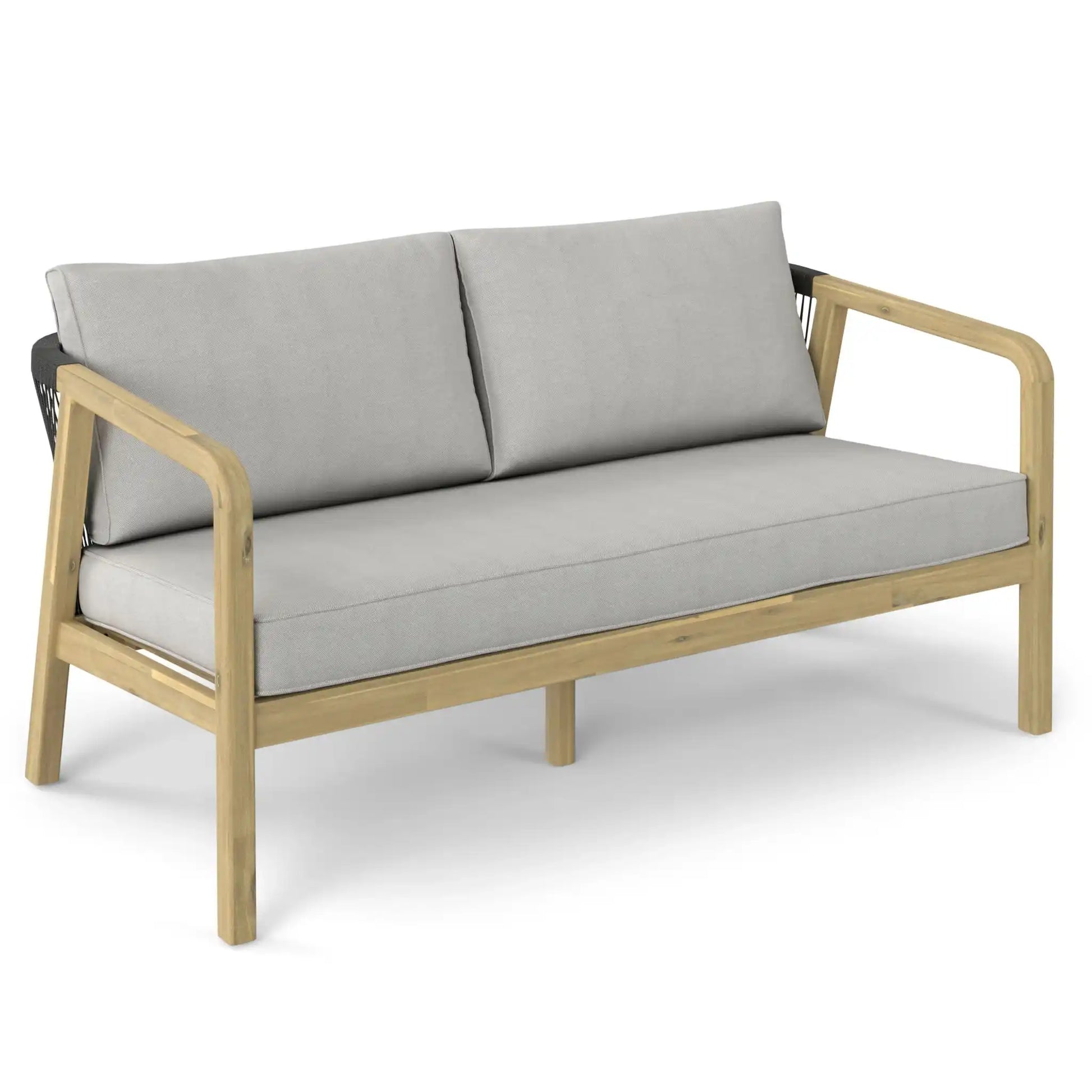 Palmetto - Outdoor Sofa - Stone Gray - Best Buy Furniture