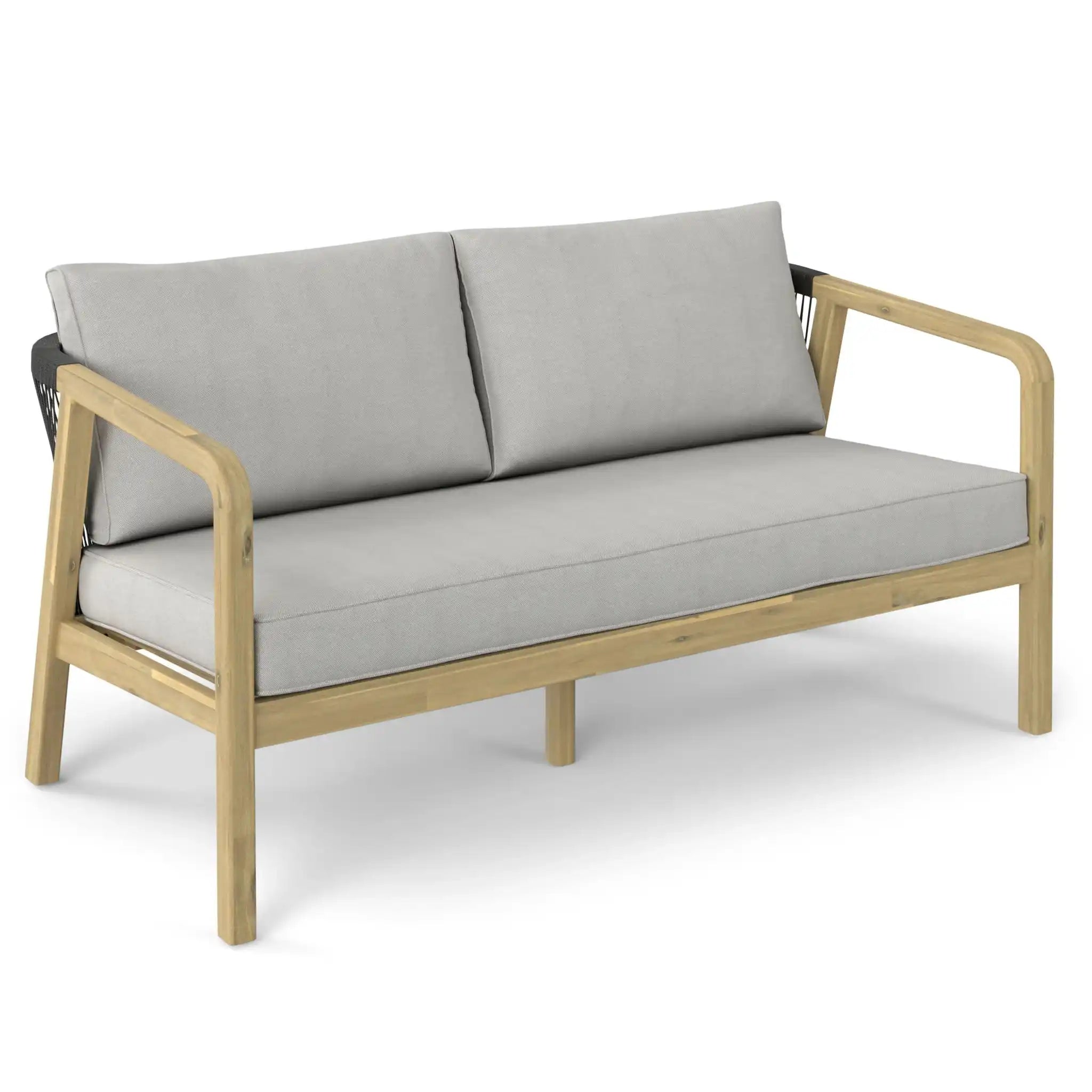 Palmetto - Outdoor Sofa - Stone Gray - Best Buy Furniture