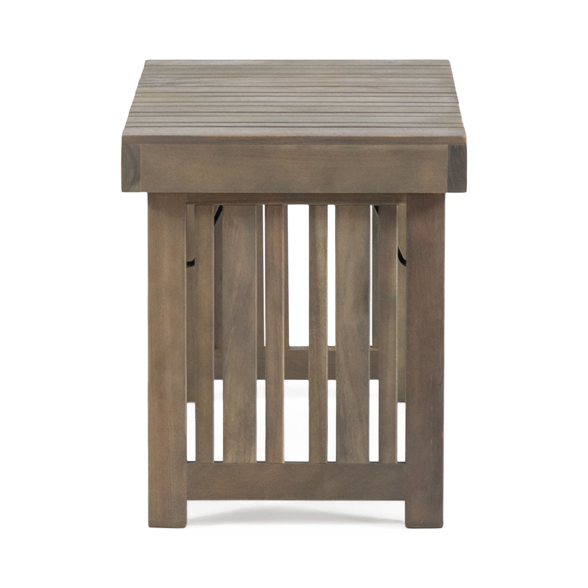 Temptation - Outdoor Foldable Side Table With Slat Design - Best Buy Furniture
