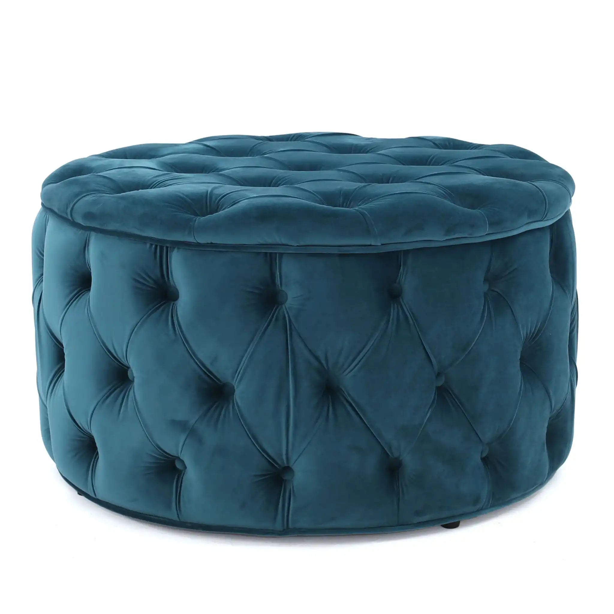 Modern Glam Ottoman Velvet - Best Buy Furniture