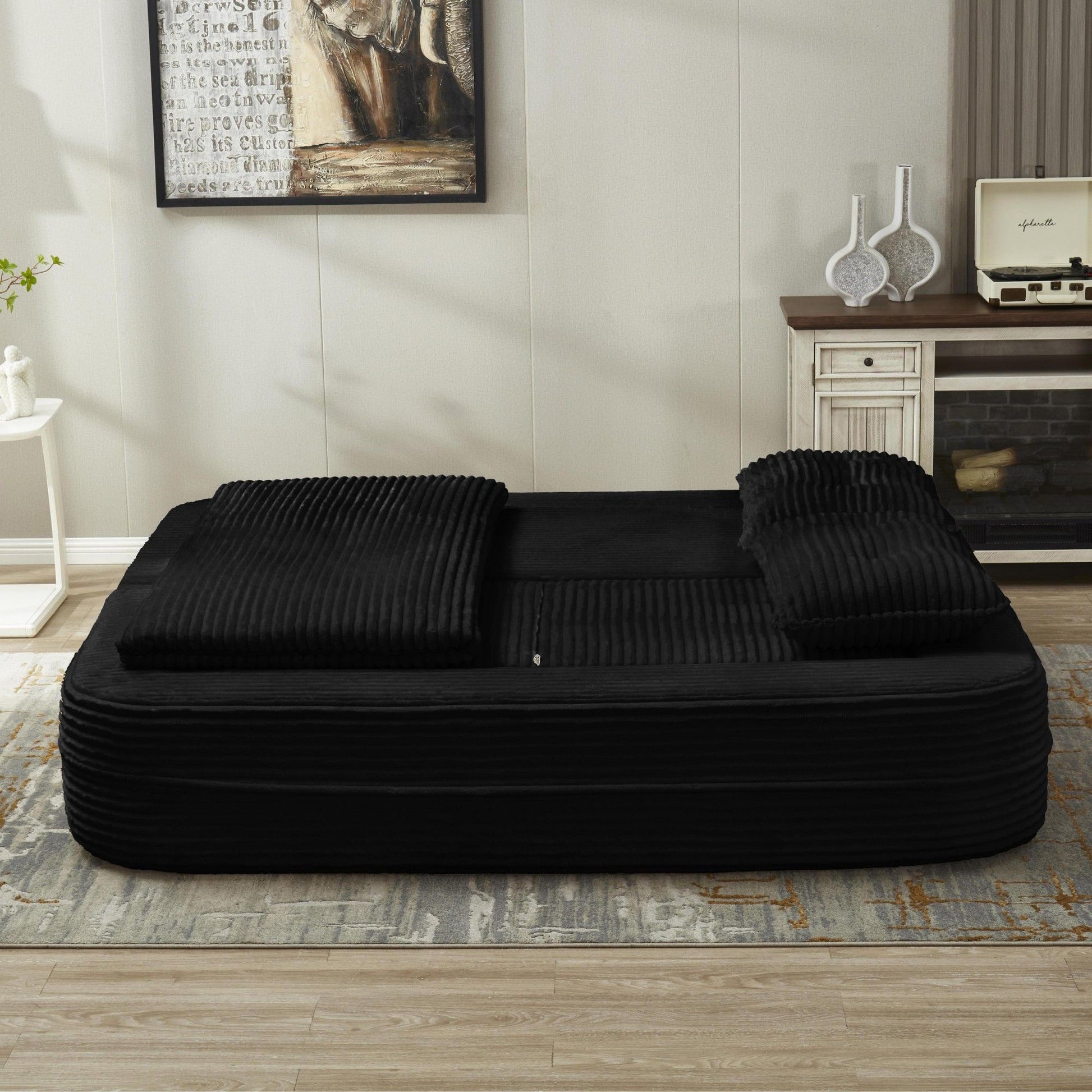 Multi Functional Sectional Sofa Bed With Independent Chaise Lounge And Functional Blanket - Best Buy Furniture