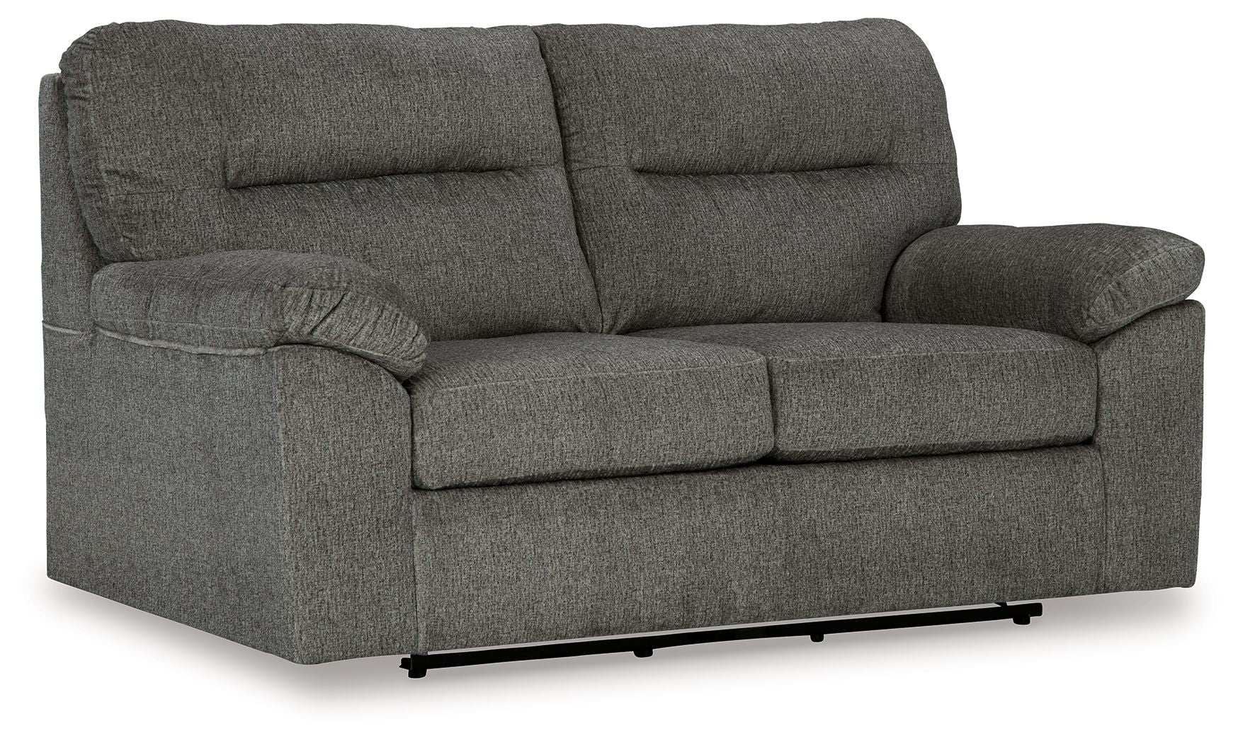 Bindura - Glider Loveseat - Mineral - Best Buy Furniture