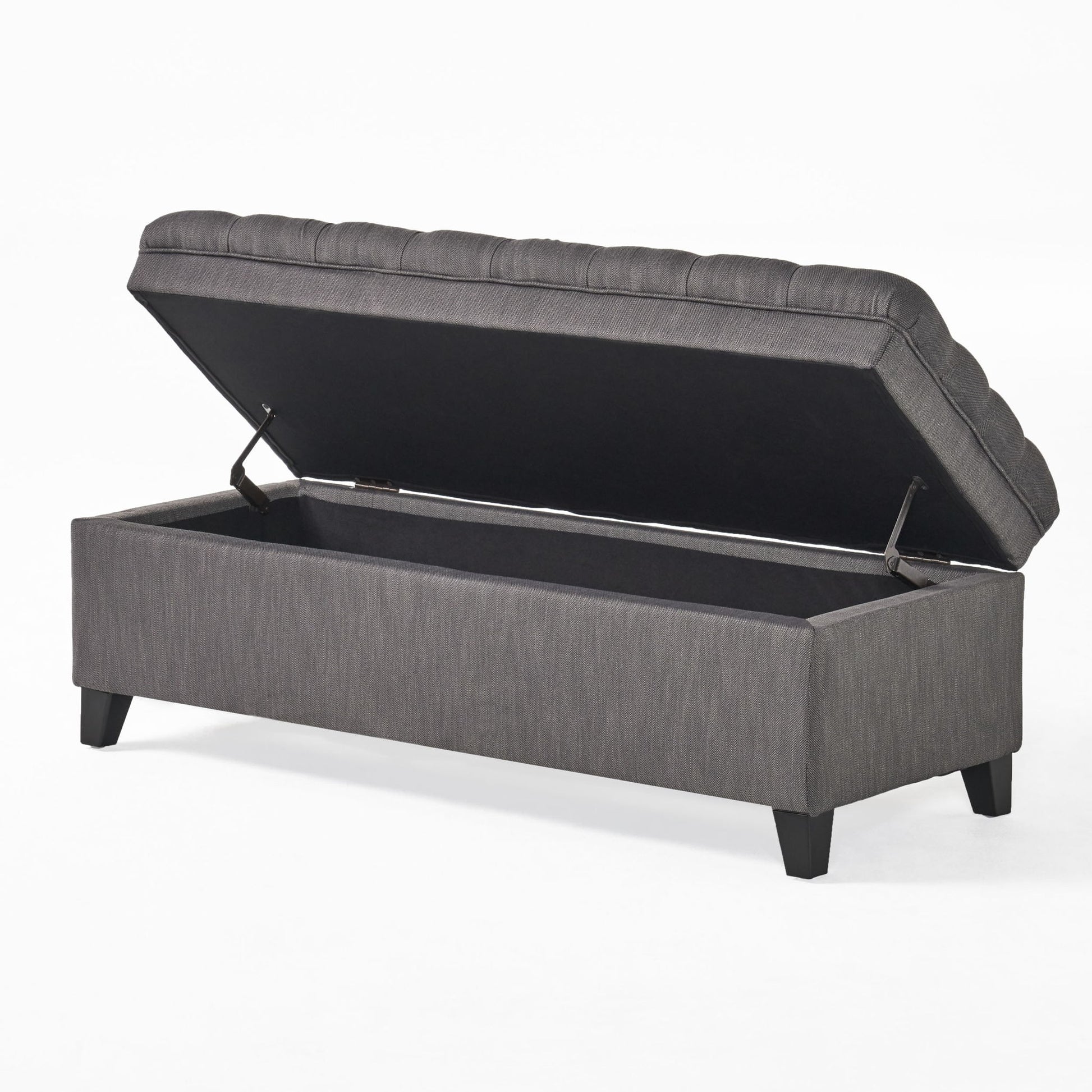 Juliana - Storage Ottoman With Birch Legs - Best Buy Furniture
