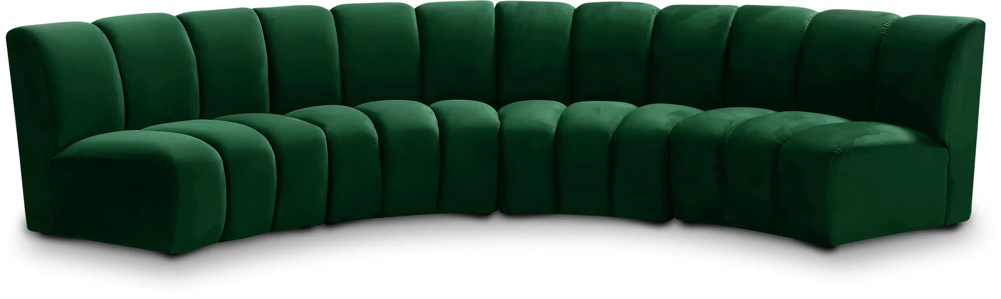 Infinity - 4 Piece Velvet Modular Sectional - Best Buy Furniture
