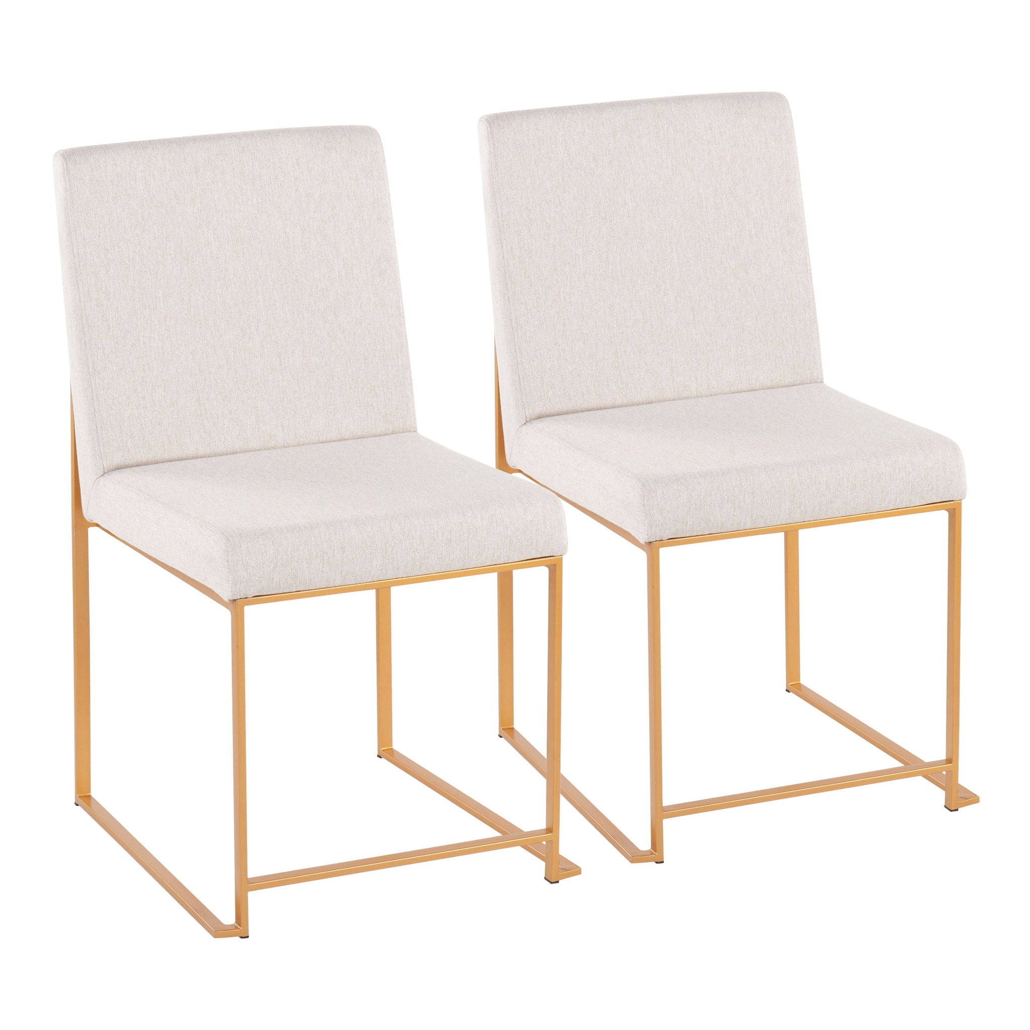 Fuji - Contemporary Stylish Frame, High Back Dining Chair (Set of 2) - Best Buy Furniture