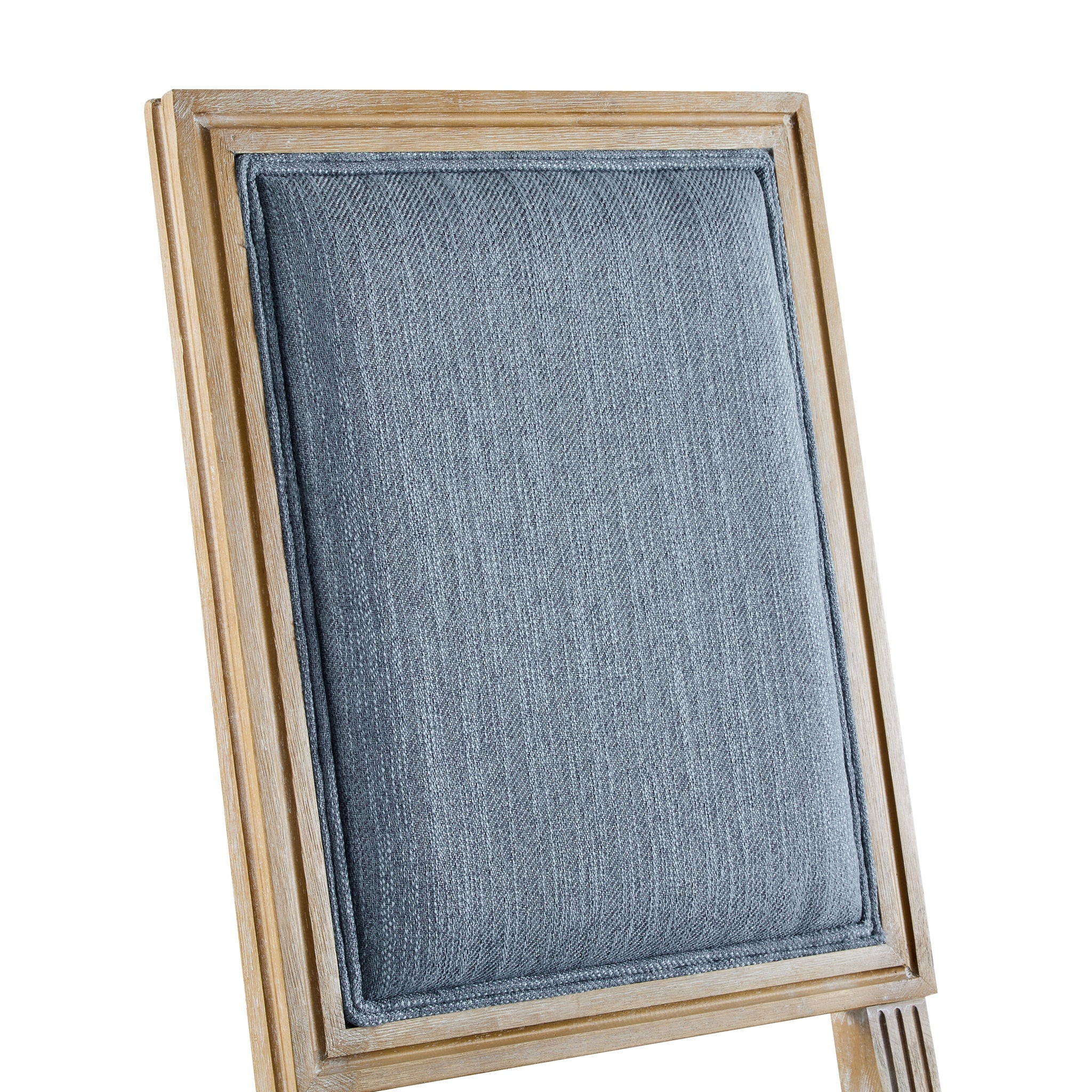 French Country Style Dining Chair With Upholstered Seating And Fluted Legs - Best Buy Furniture