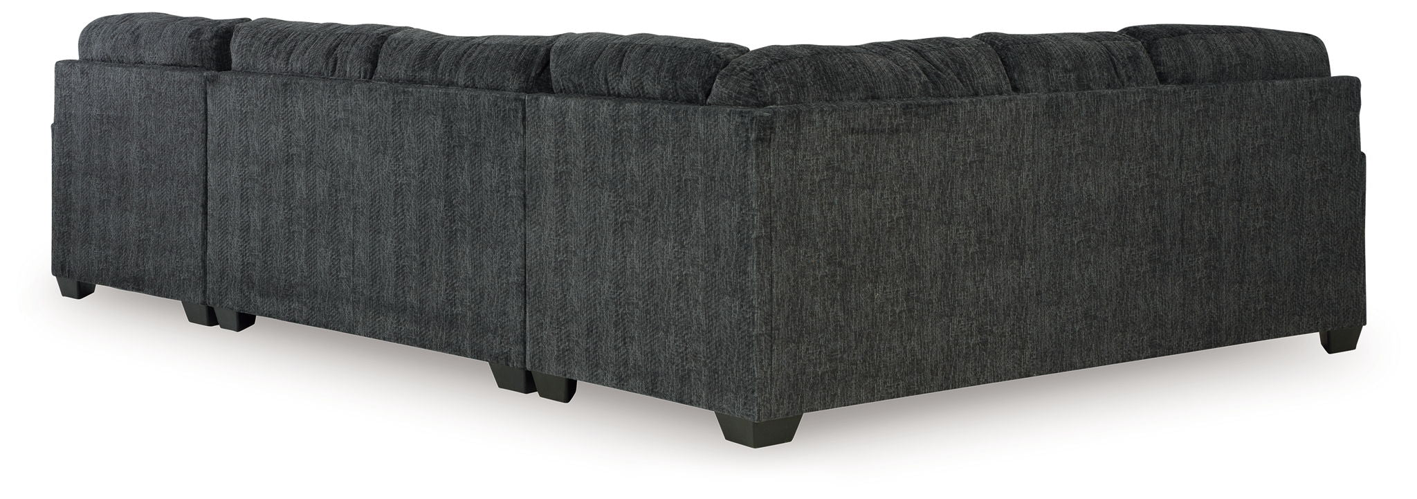 Hollyview - 3-Piece Sectional With Raf Corner Chaise - Shadow - Best Buy Furniture