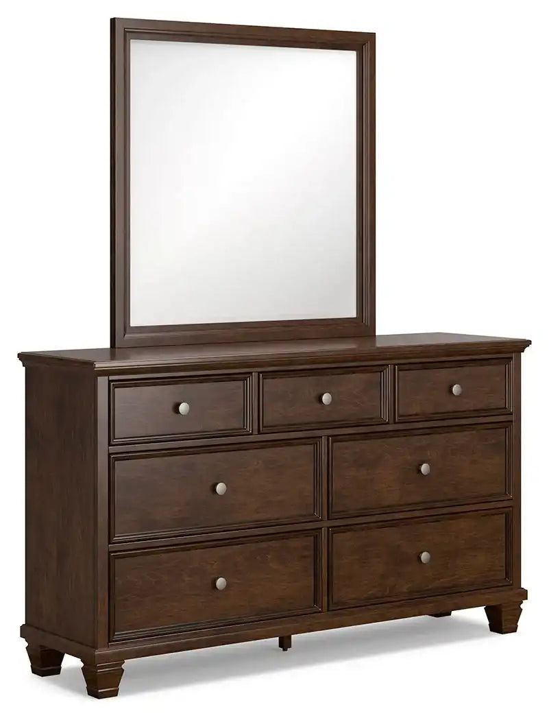 Danabrin - Dresser And Mirror - Brown - Best Buy Furniture