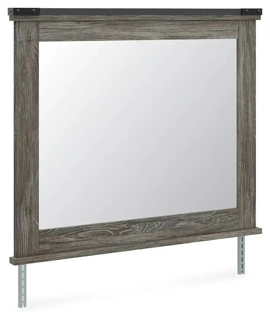 Frandern - Bedroom Mirror - Gray - Best Buy Furniture